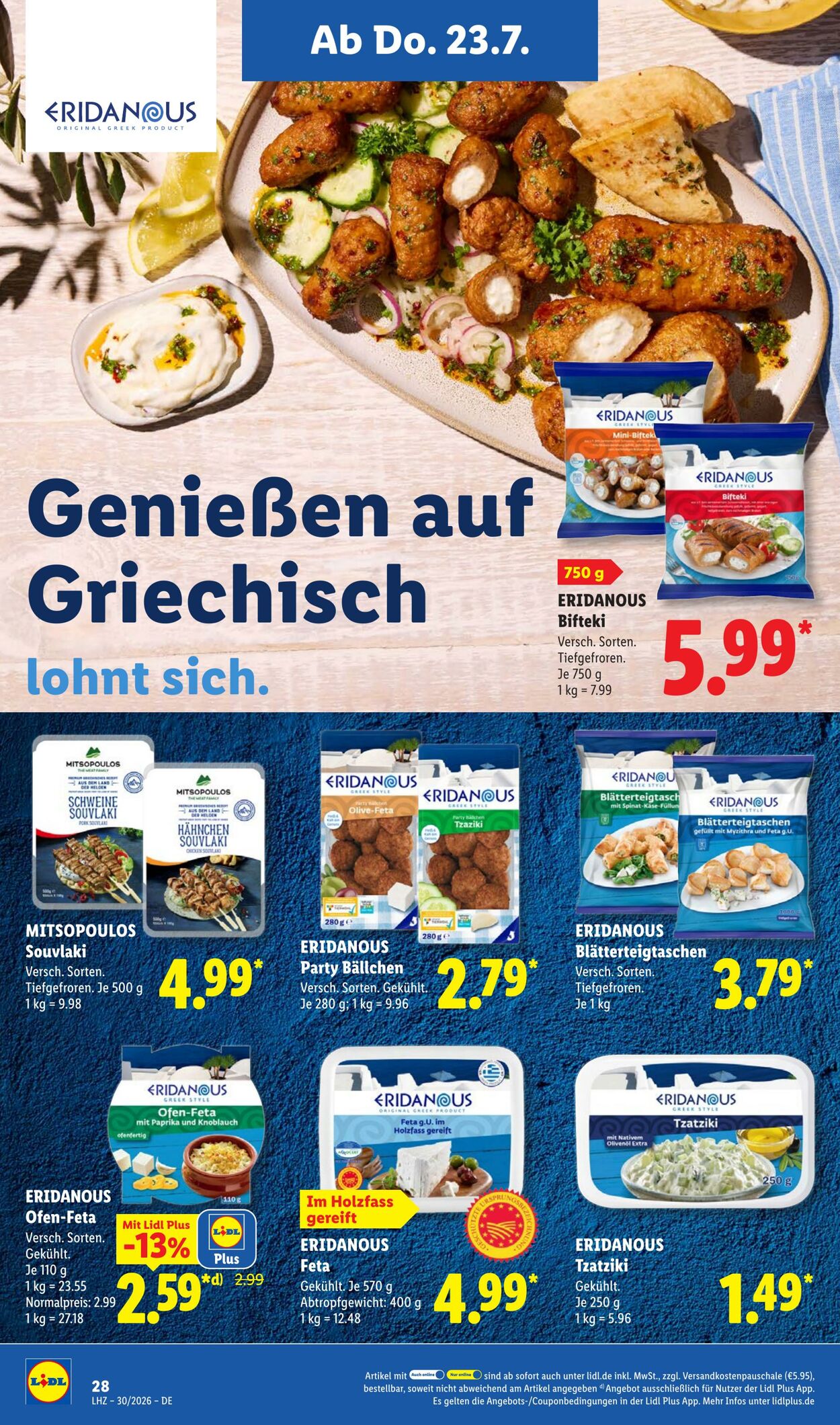 Prospekt Lidl 20.07.2026 - 25.07.2026