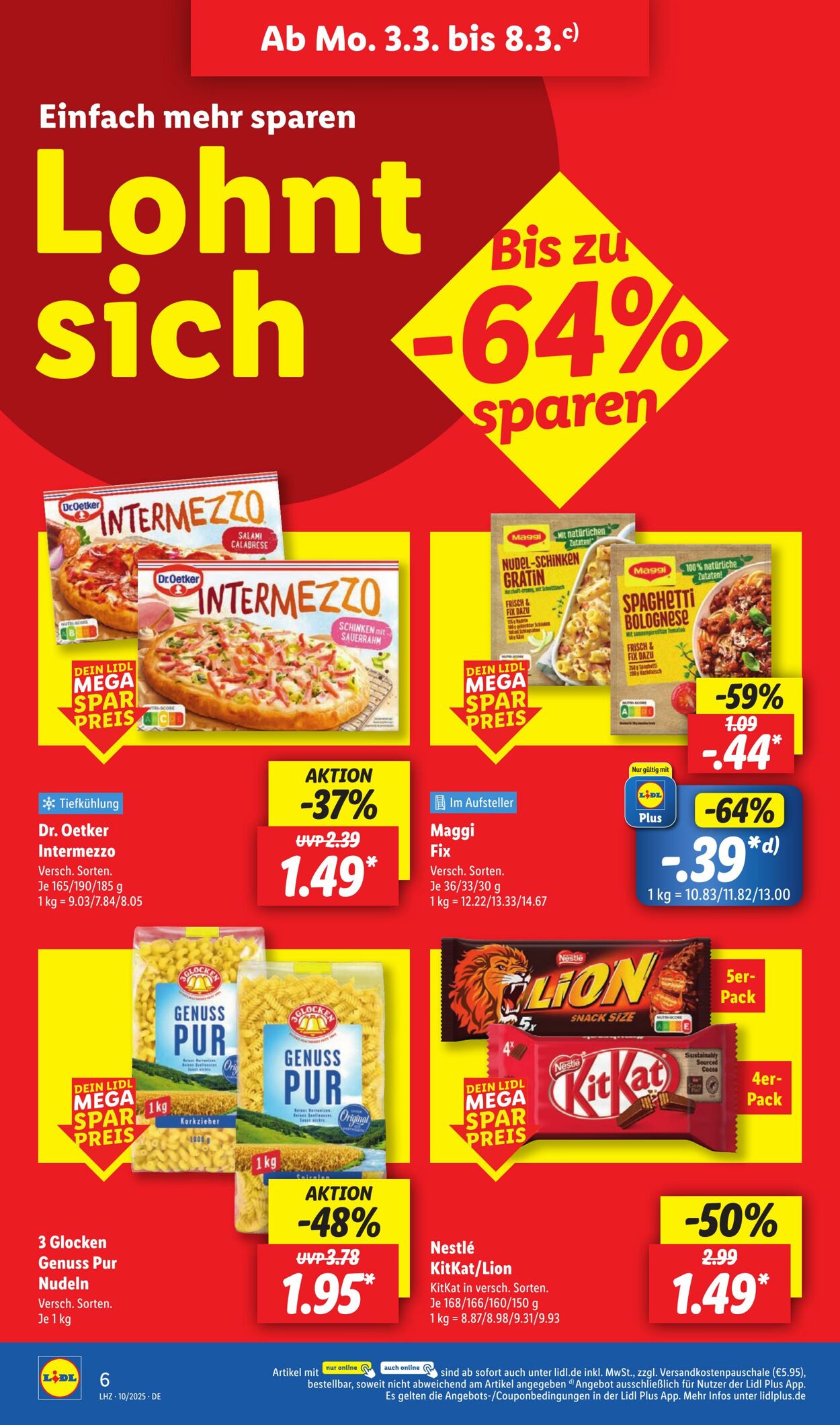Prospekt Lidl 03.03.2025 - 08.03.2025