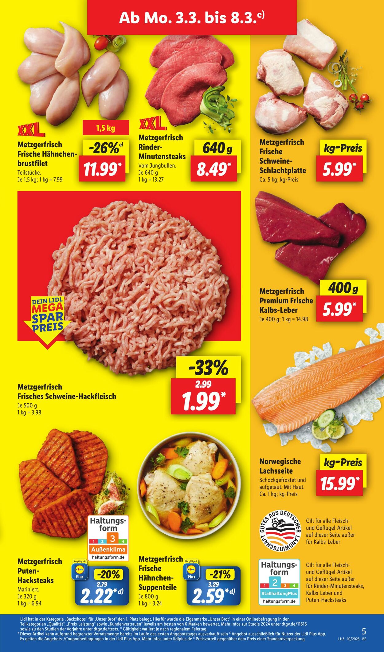 Prospekt Lidl 03.03.2025 - 08.03.2025
