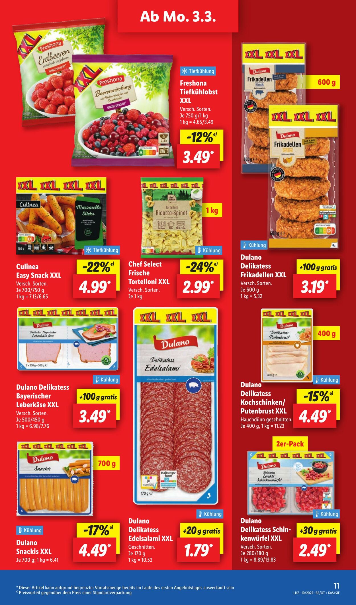 Prospekt Lidl 03.03.2025 - 08.03.2025