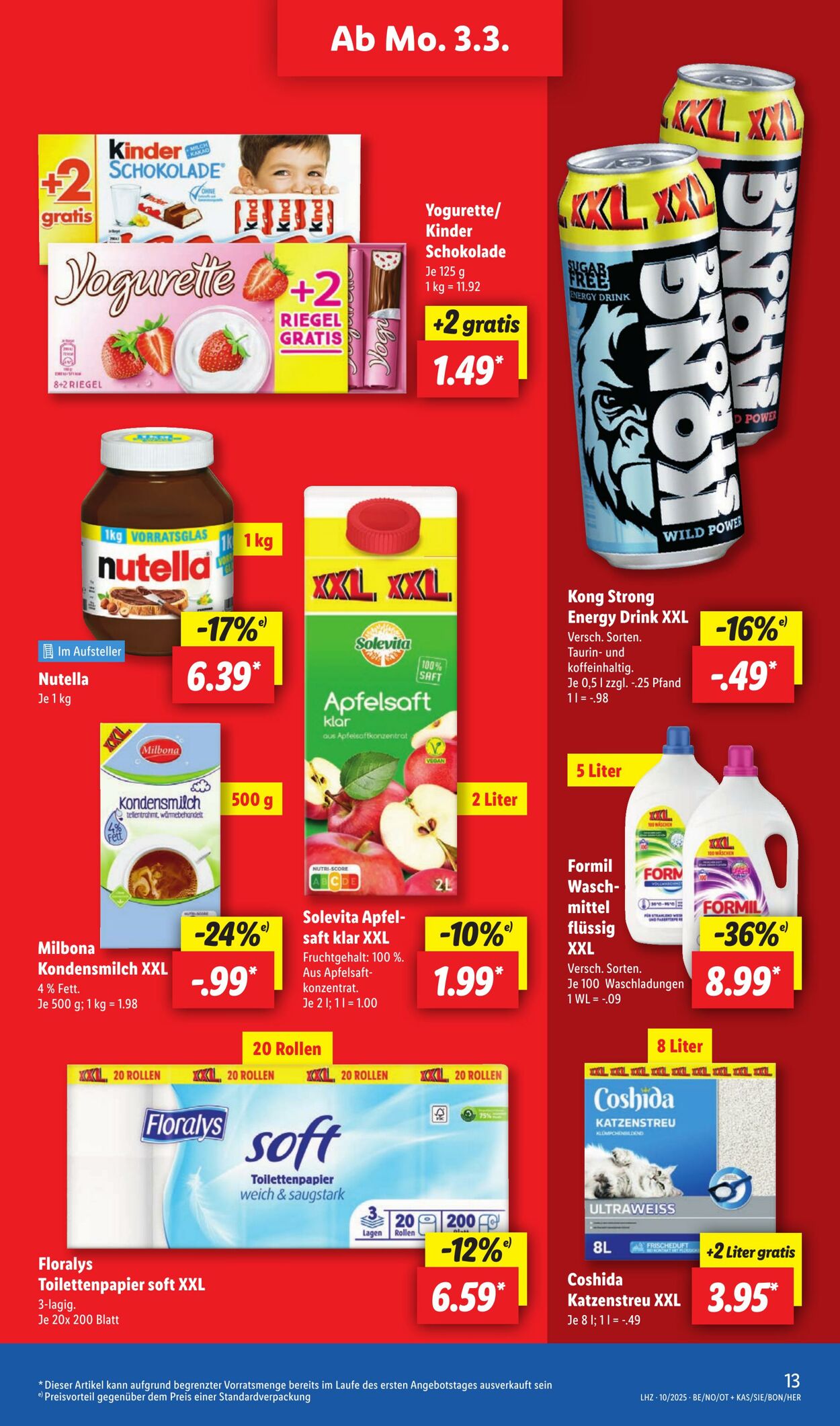 Prospekt Lidl 03.03.2025 - 08.03.2025