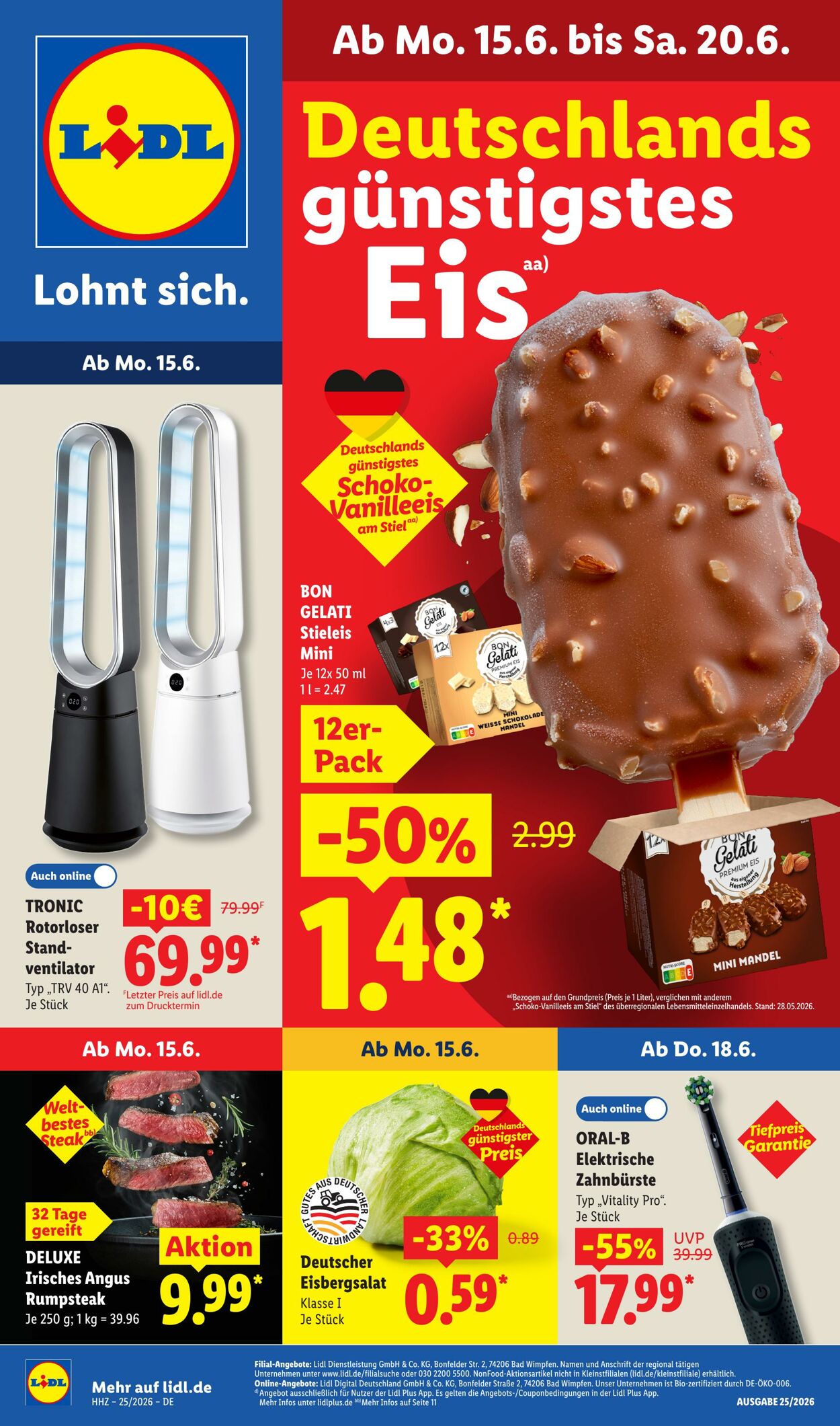 Prospekt Lidl 15.06.2026 - 20.06.2026