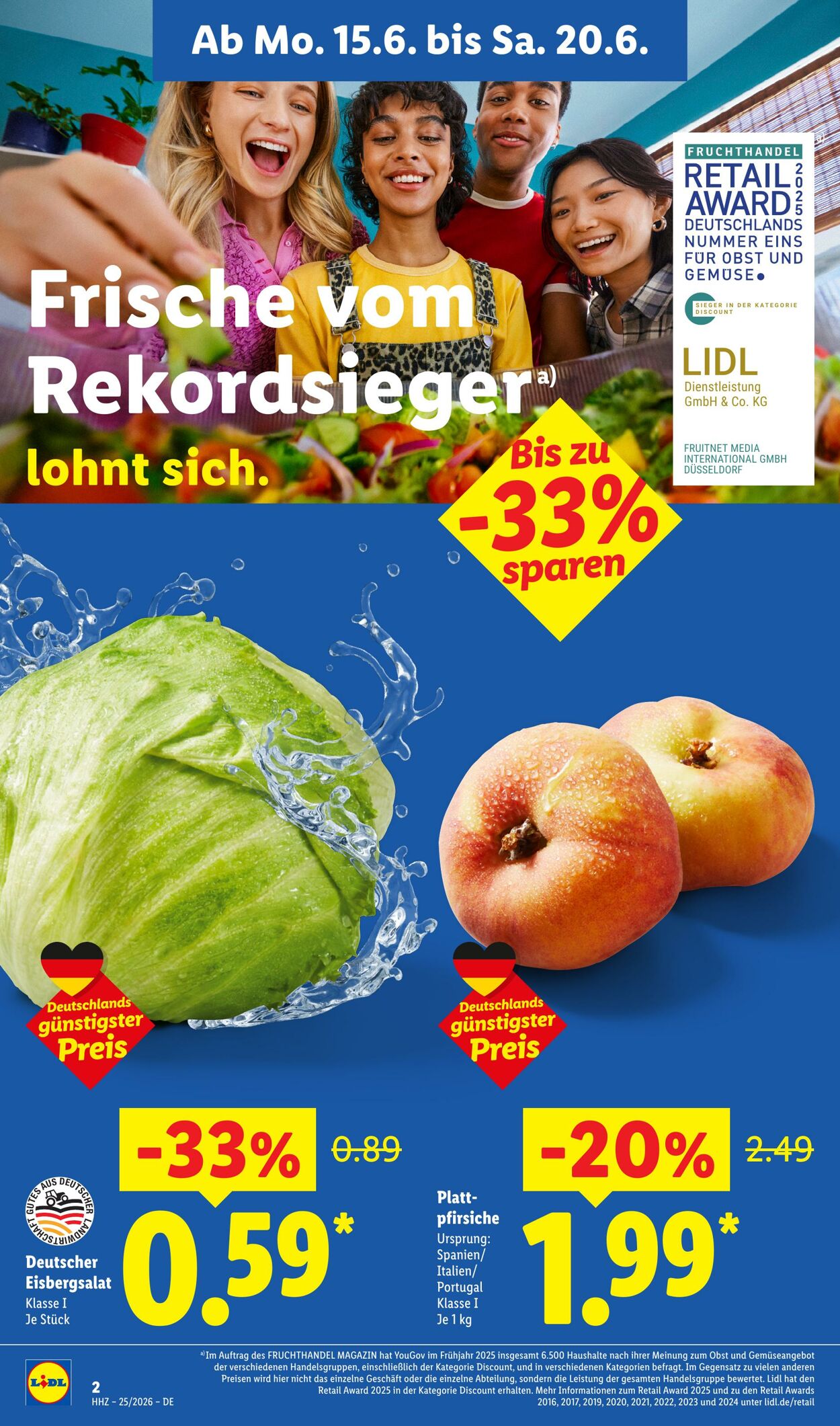 Prospekt Lidl 15.06.2026 - 20.06.2026