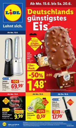 Prospekt Lidl 15.06.2026 - 20.06.2026