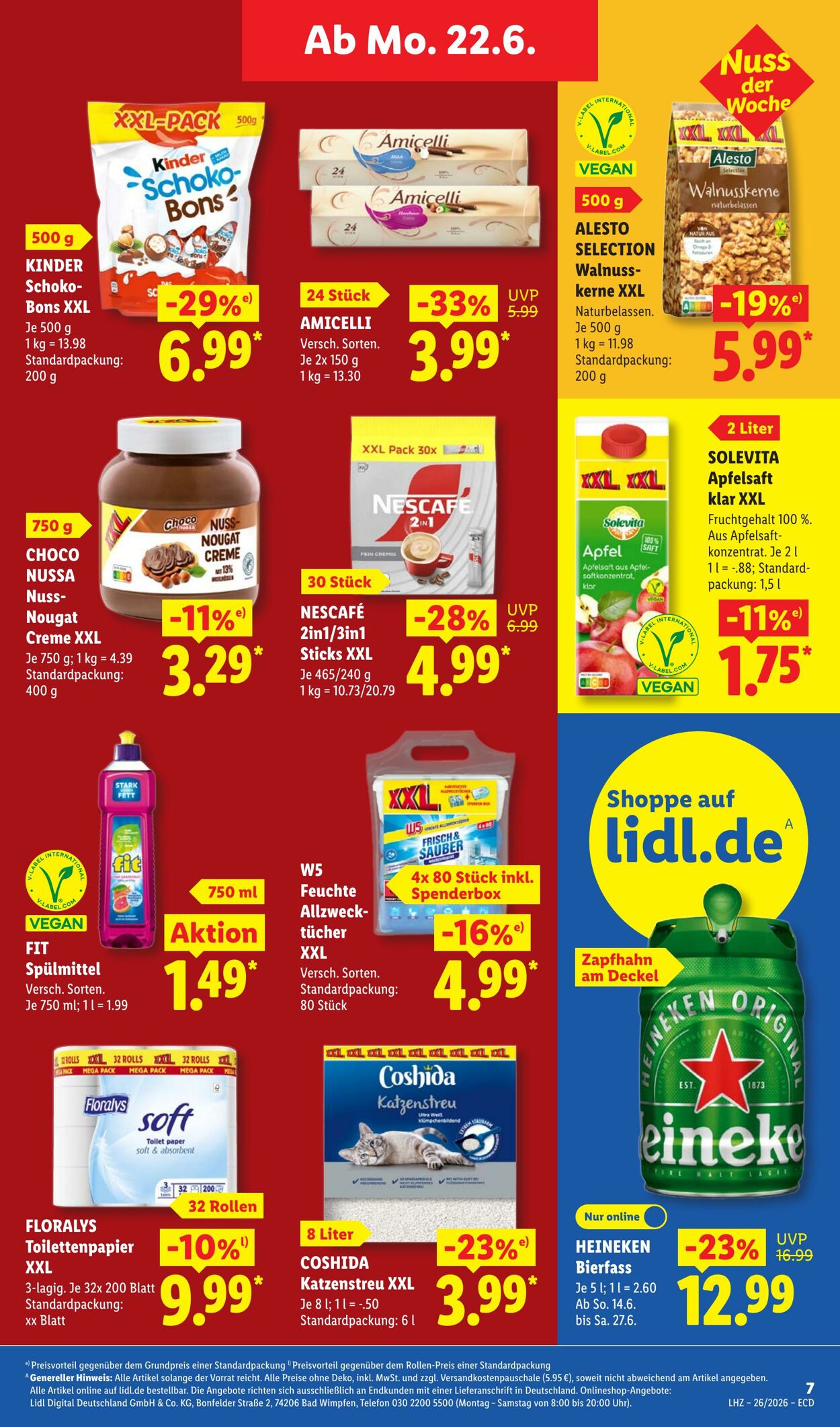Prospekt Lidl 22.06.2026 - 27.06.2026