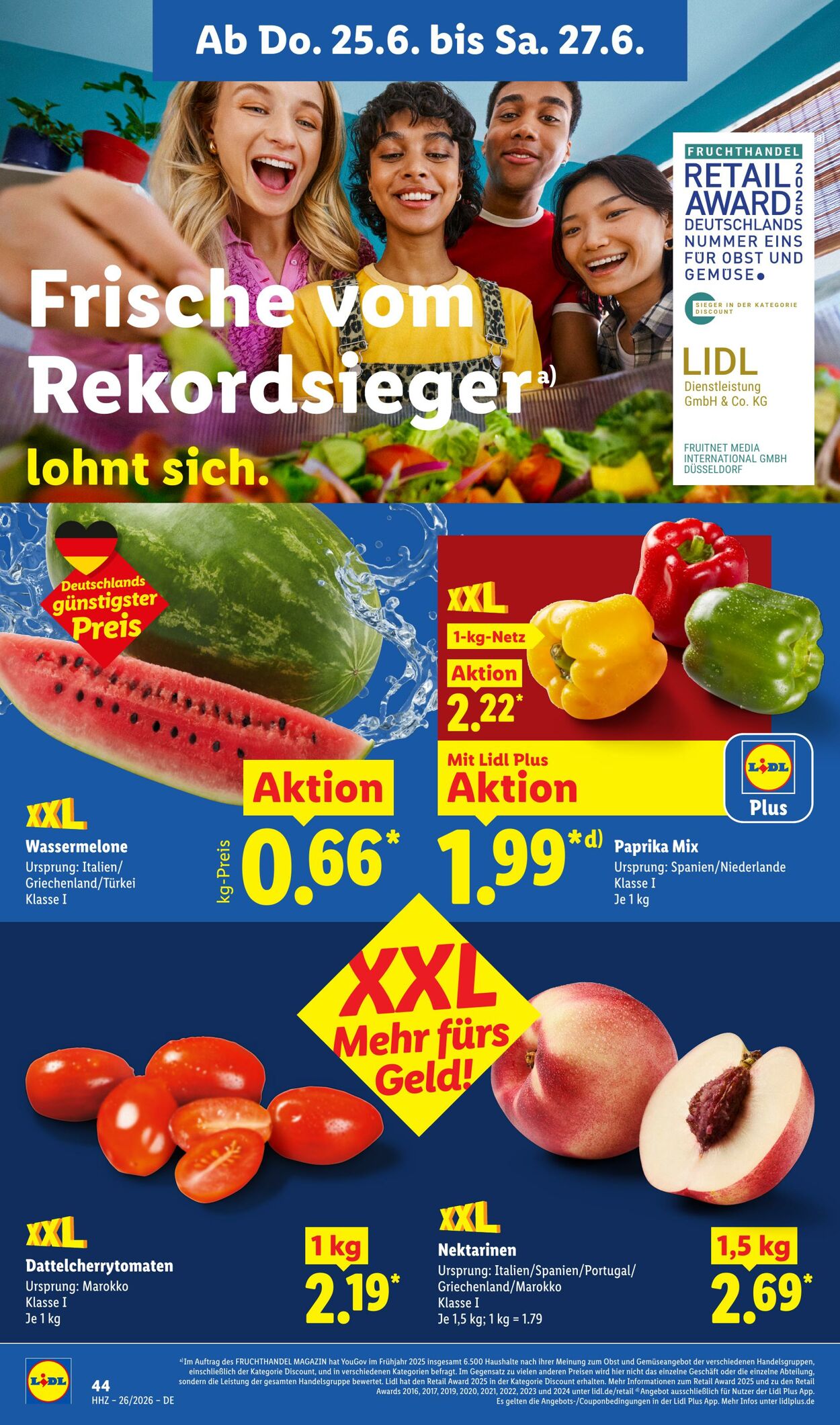 Prospekt Lidl 22.06.2026 - 27.06.2026