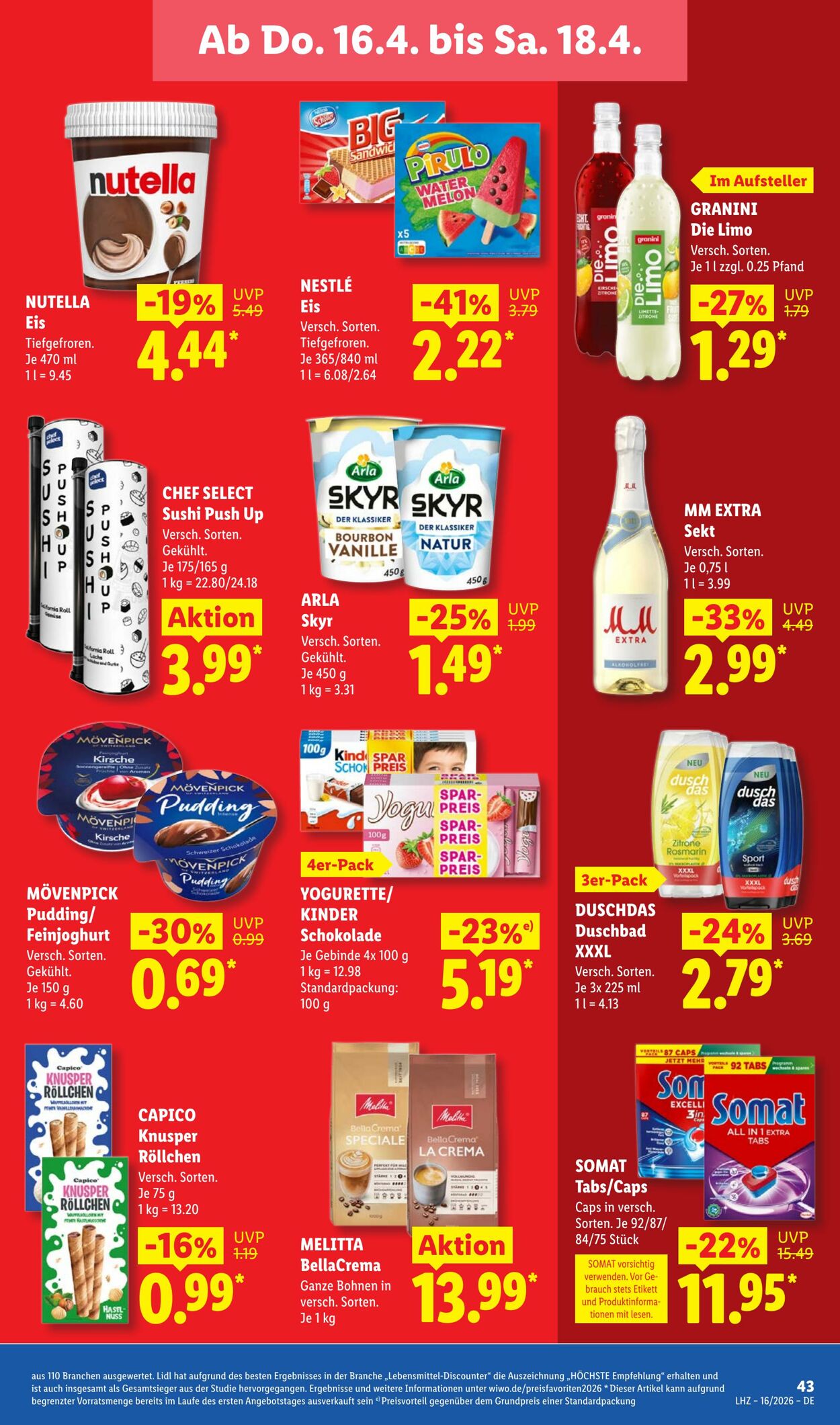 Prospekt Lidl 13.04.2026 - 18.04.2026