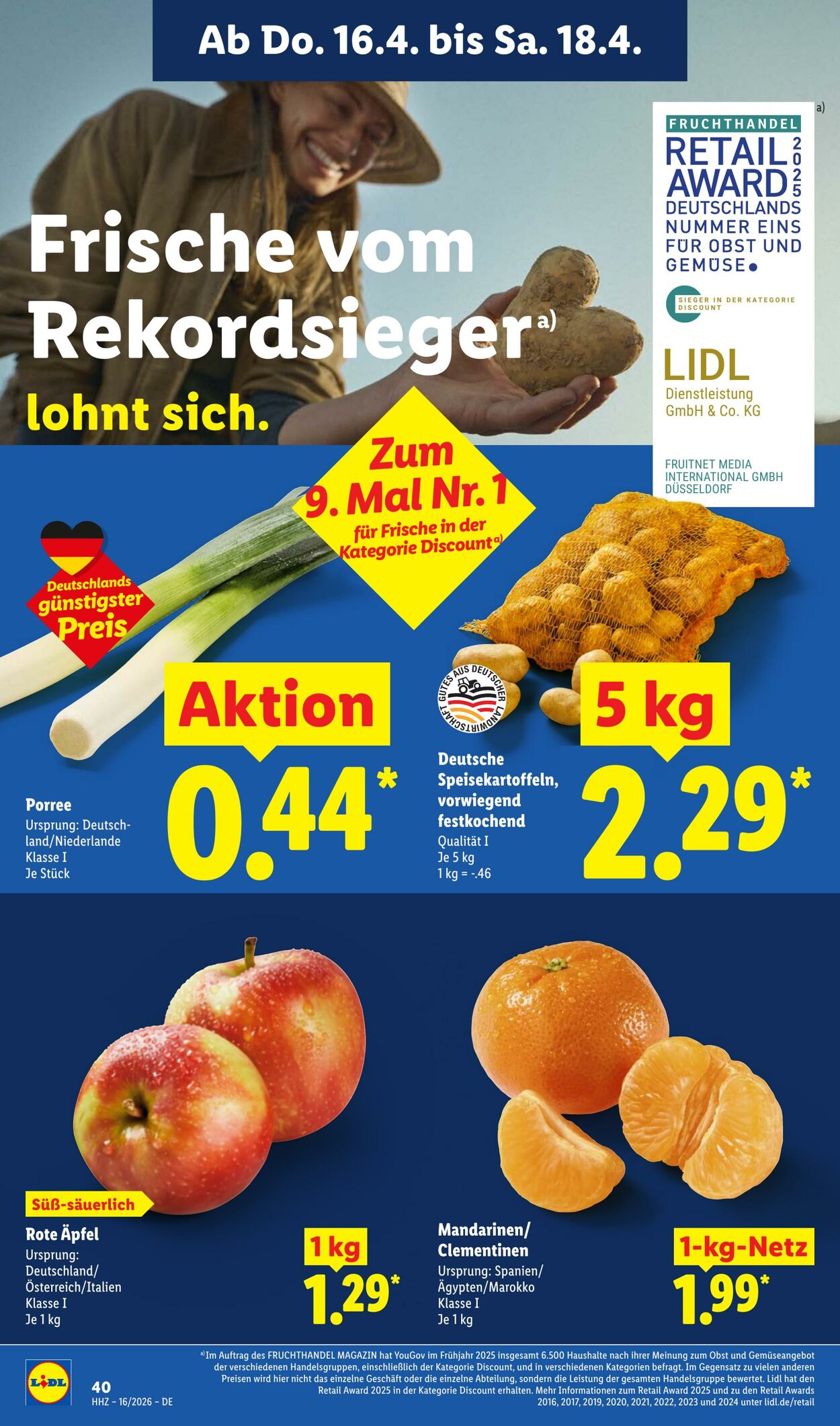 Prospekt Lidl 13.04.2026 - 18.04.2026