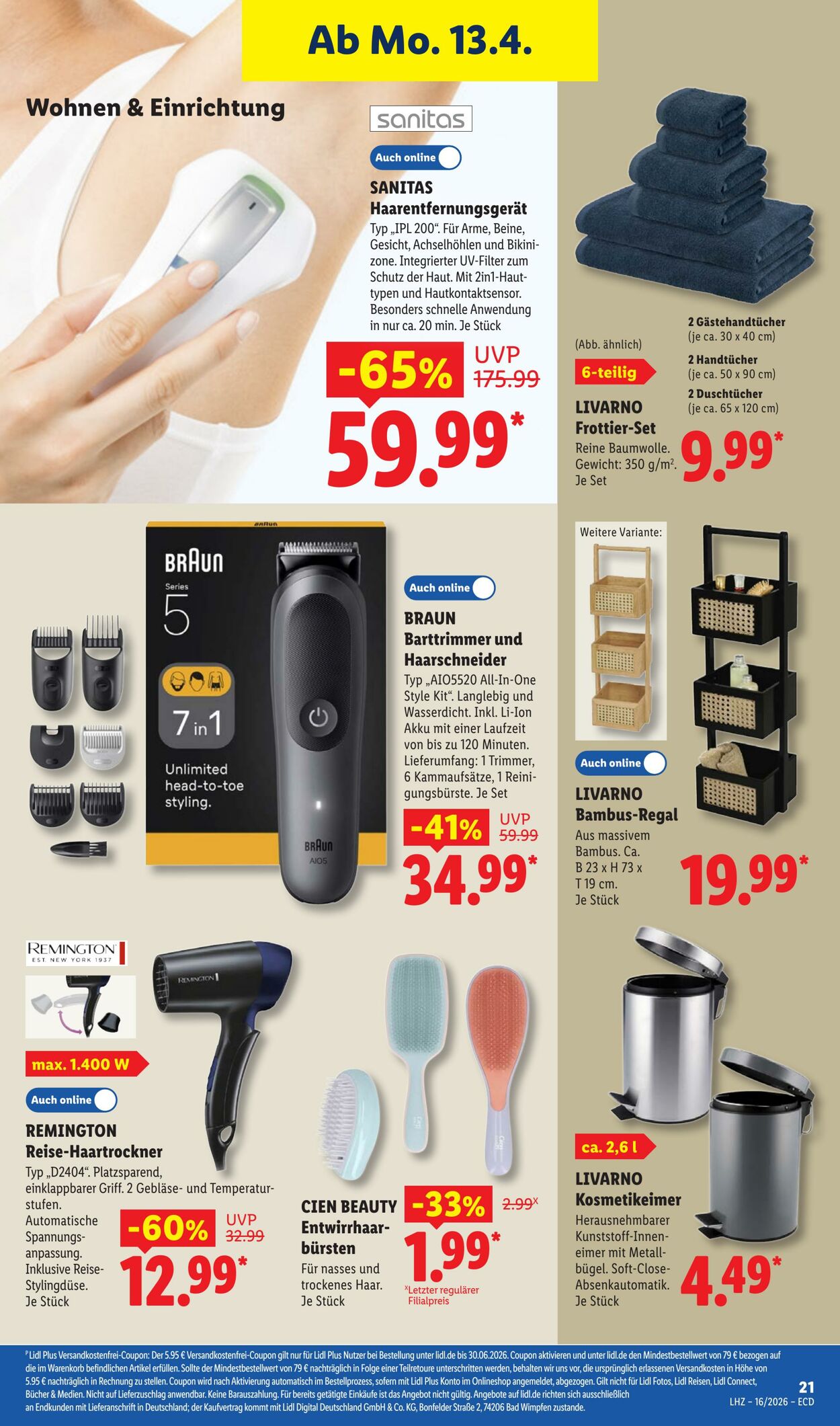 Prospekt Lidl 13.04.2026 - 18.04.2026