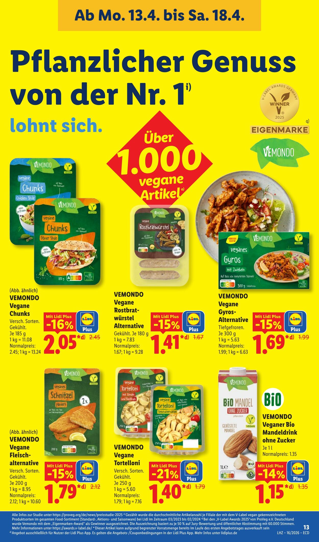 Prospekt Lidl 13.04.2026 - 18.04.2026