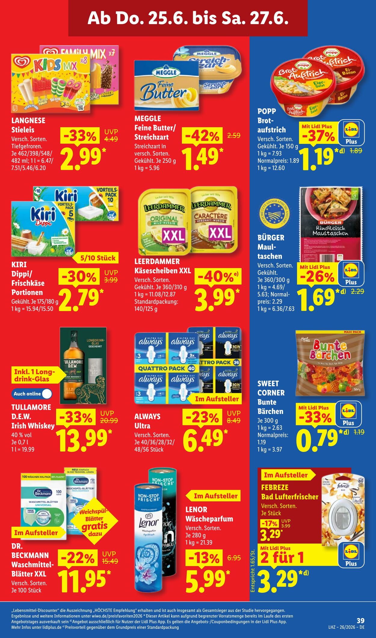 Prospekt Lidl 22.06.2026 - 27.06.2026