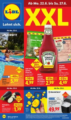 Prospekt Lidl 22.06.2026 - 27.06.2026