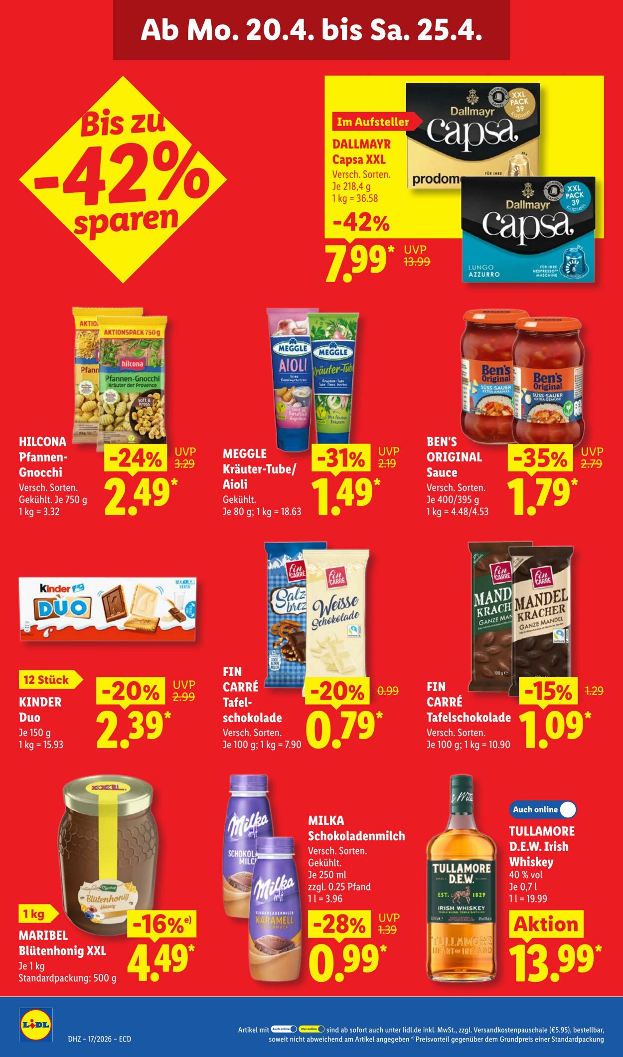 Prospekt Lidl 20.04.2026 - 25.04.2026