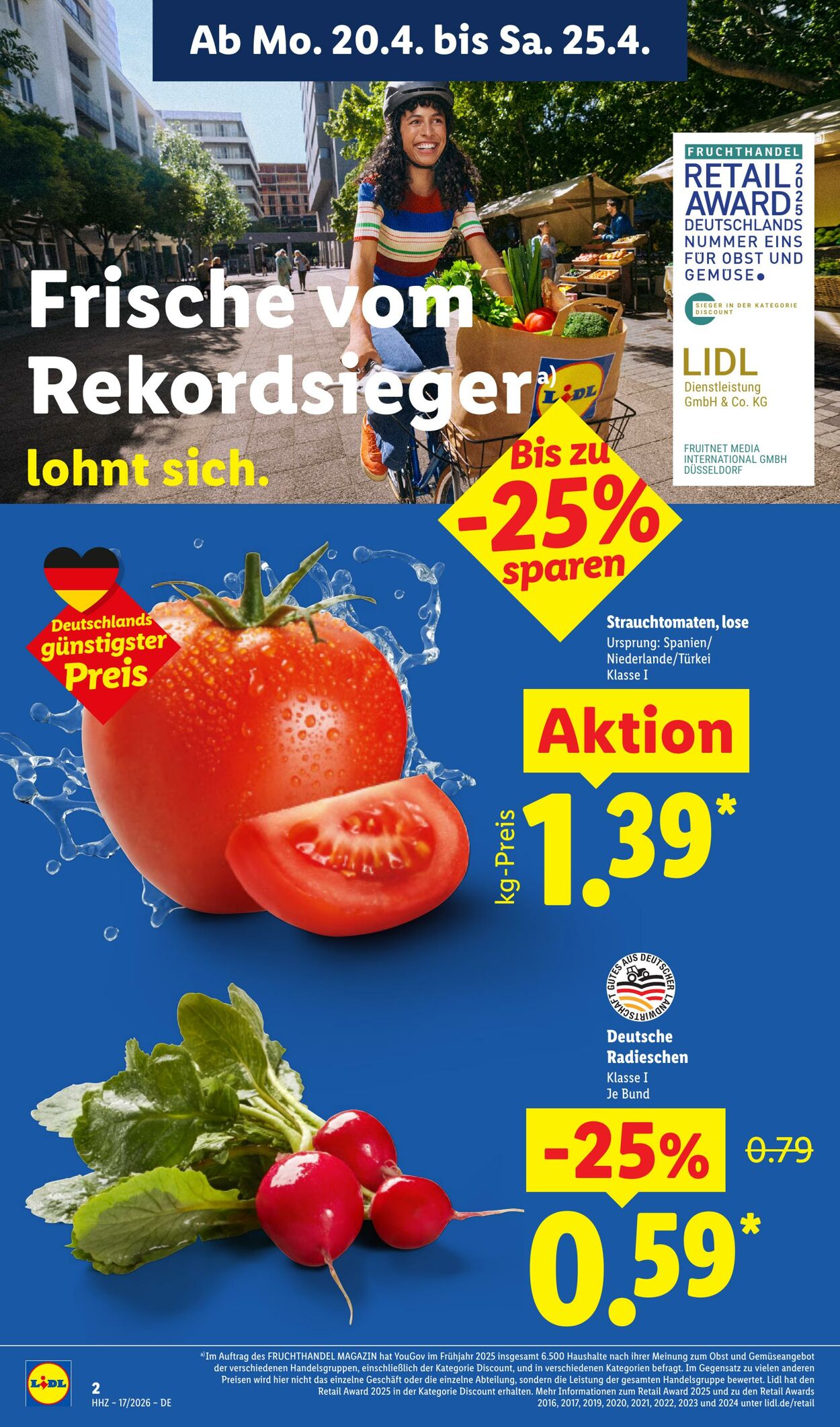 Prospekt Lidl 20.04.2026 - 25.04.2026