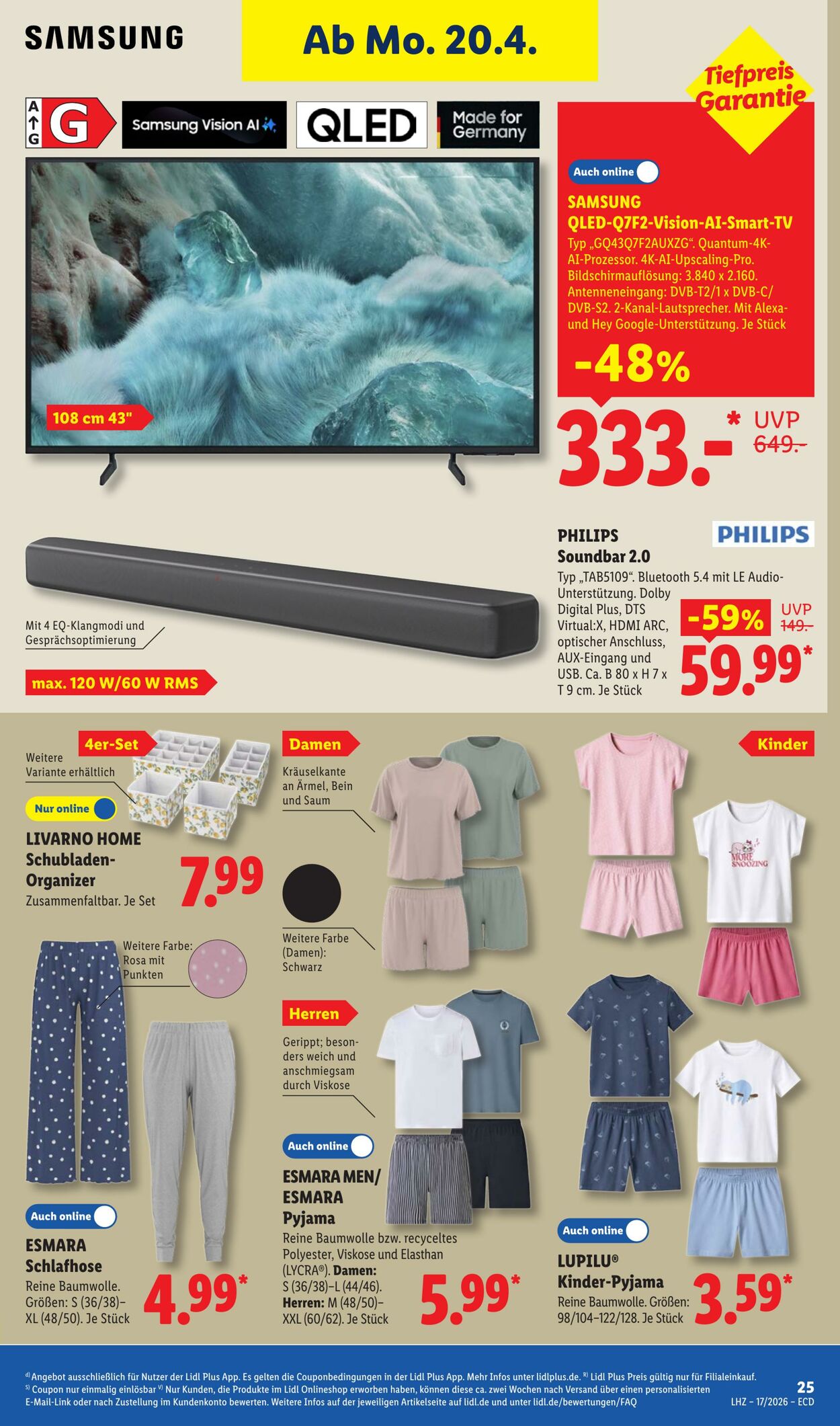 Prospekt Lidl 20.04.2026 - 25.04.2026