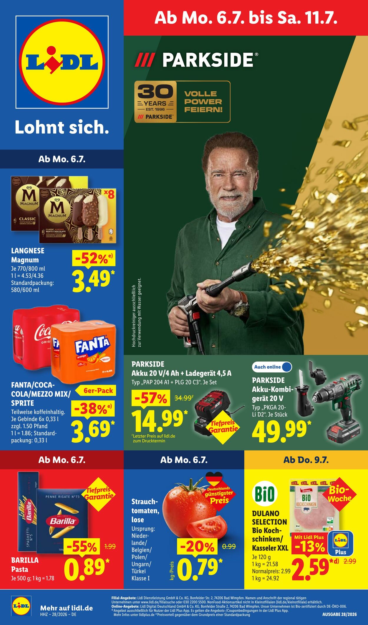 Prospekt Lidl 06.07.2026 - 11.07.2026