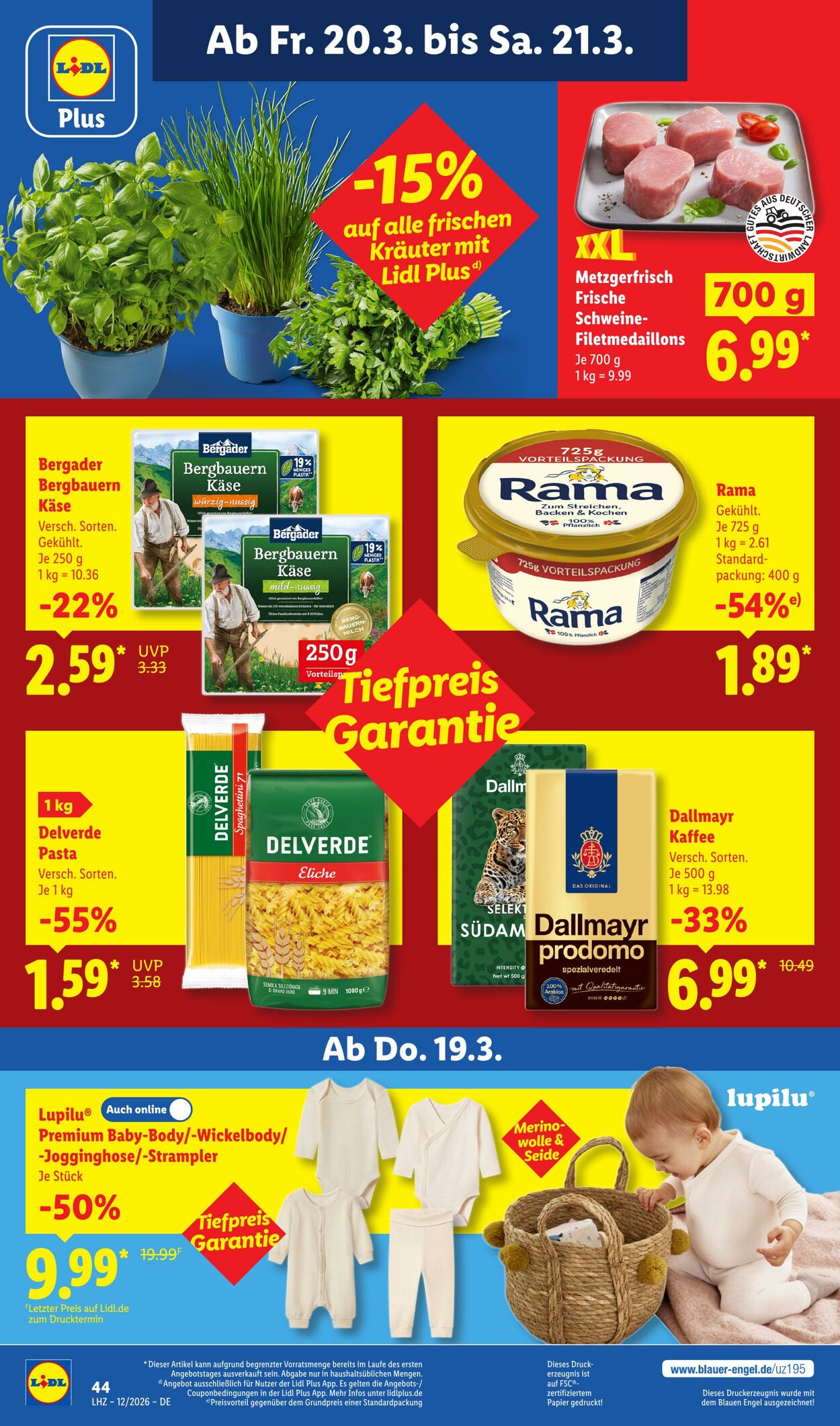 Prospekt Lidl 16.03.2026 - 21.03.2026