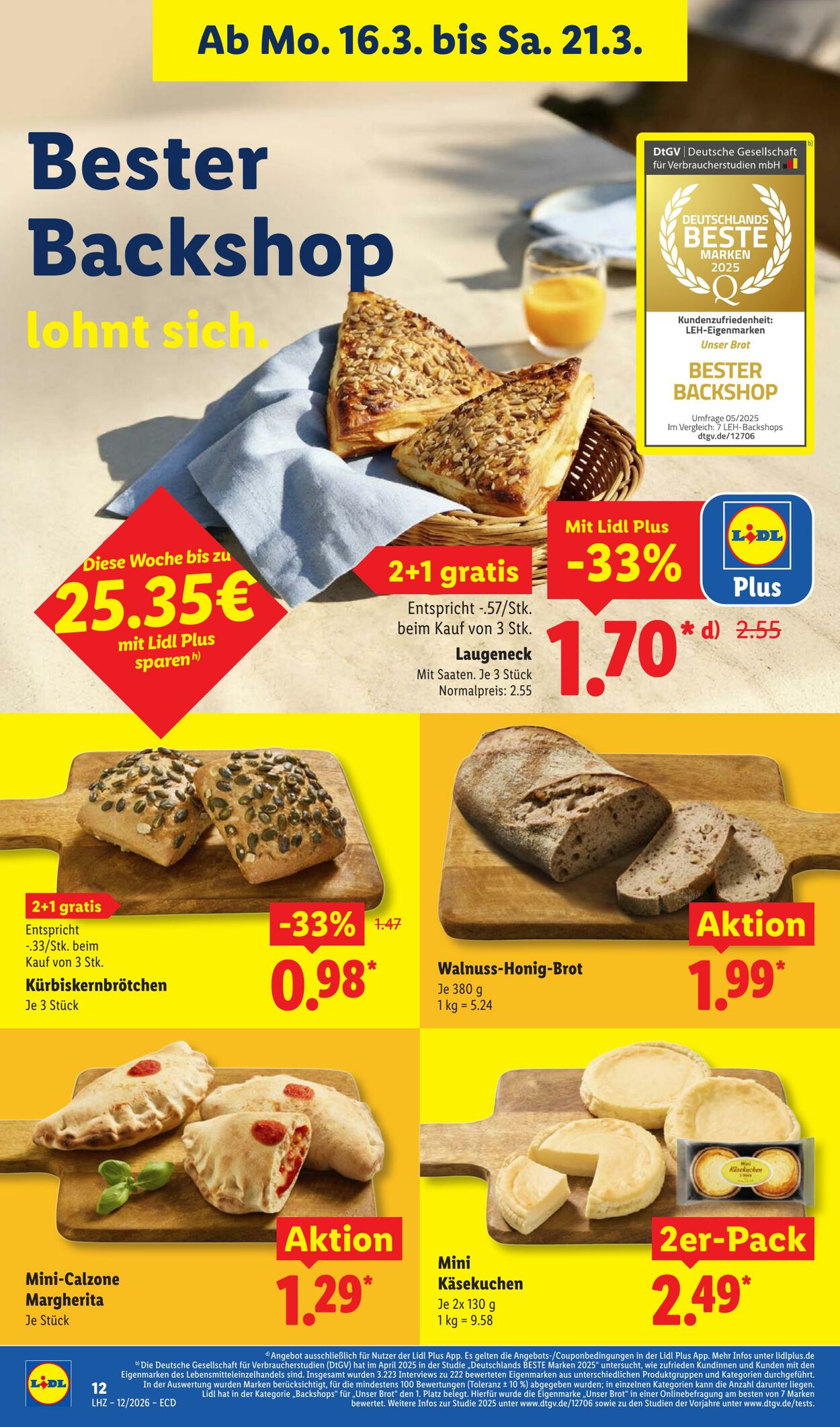 Prospekt Lidl 16.03.2026 - 21.03.2026
