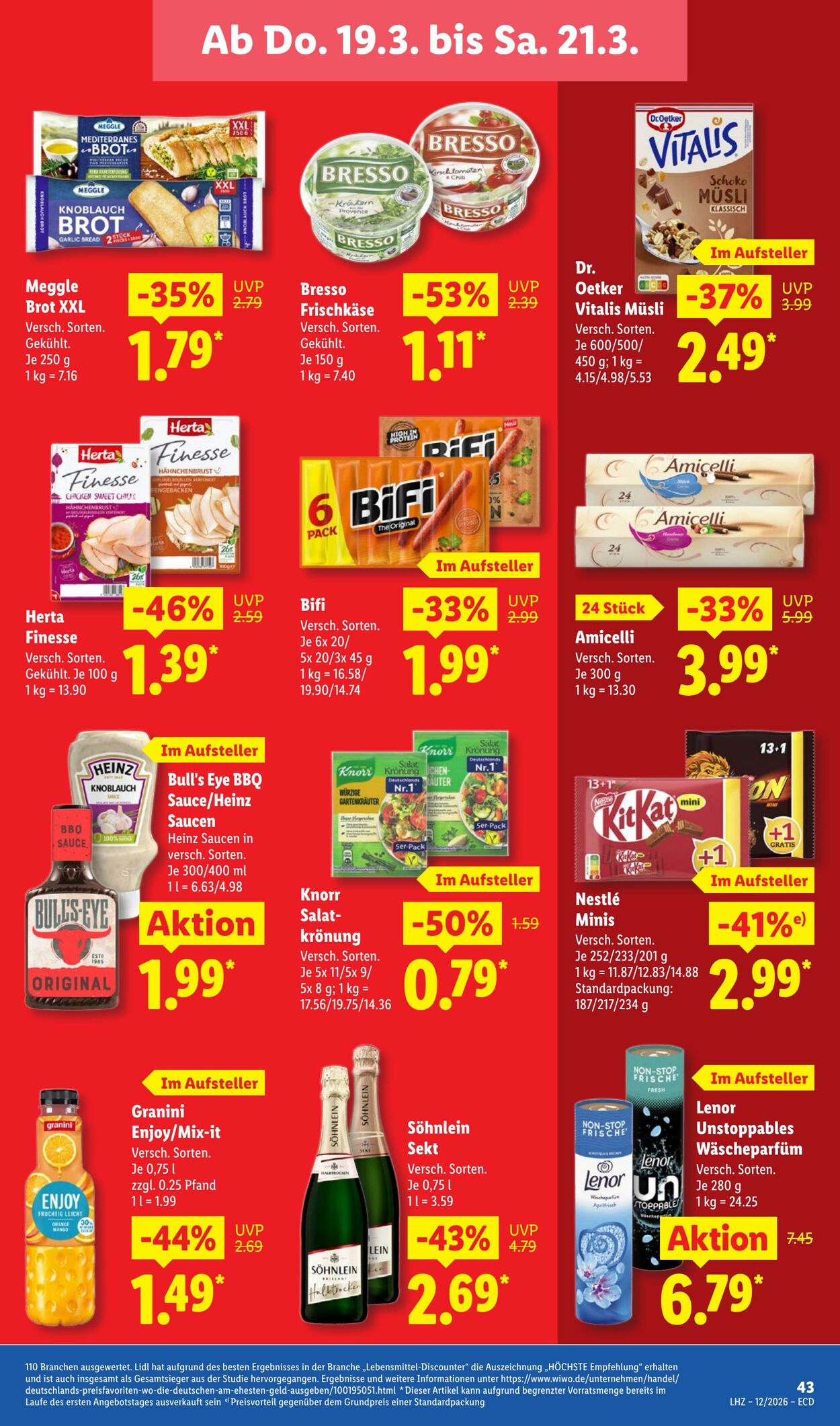 Prospekt Lidl 16.03.2026 - 21.03.2026