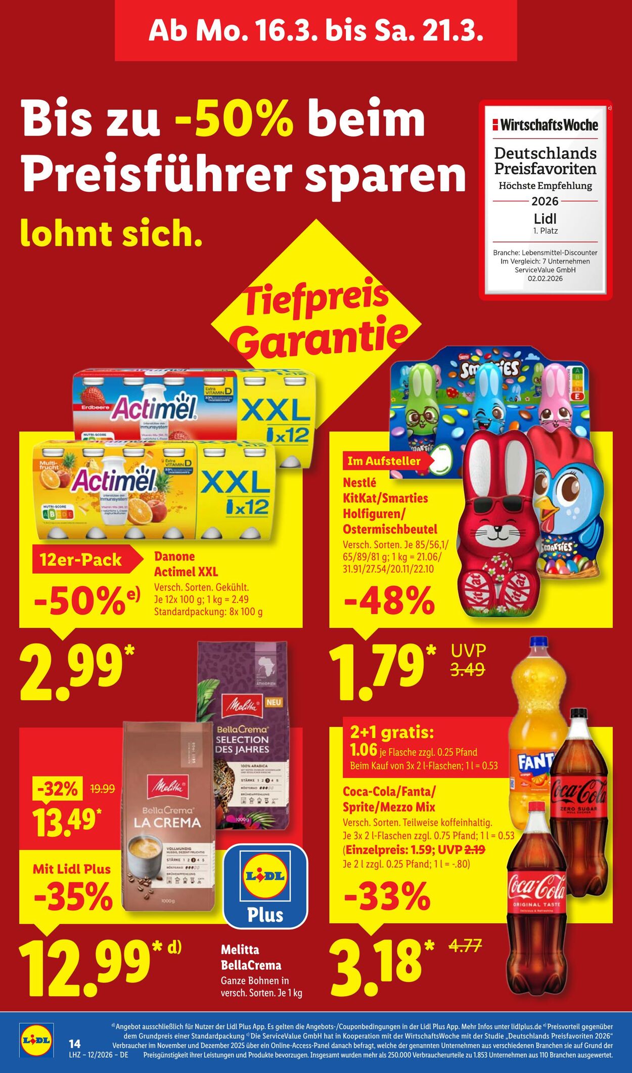 Prospekt Lidl 16.03.2026 - 21.03.2026