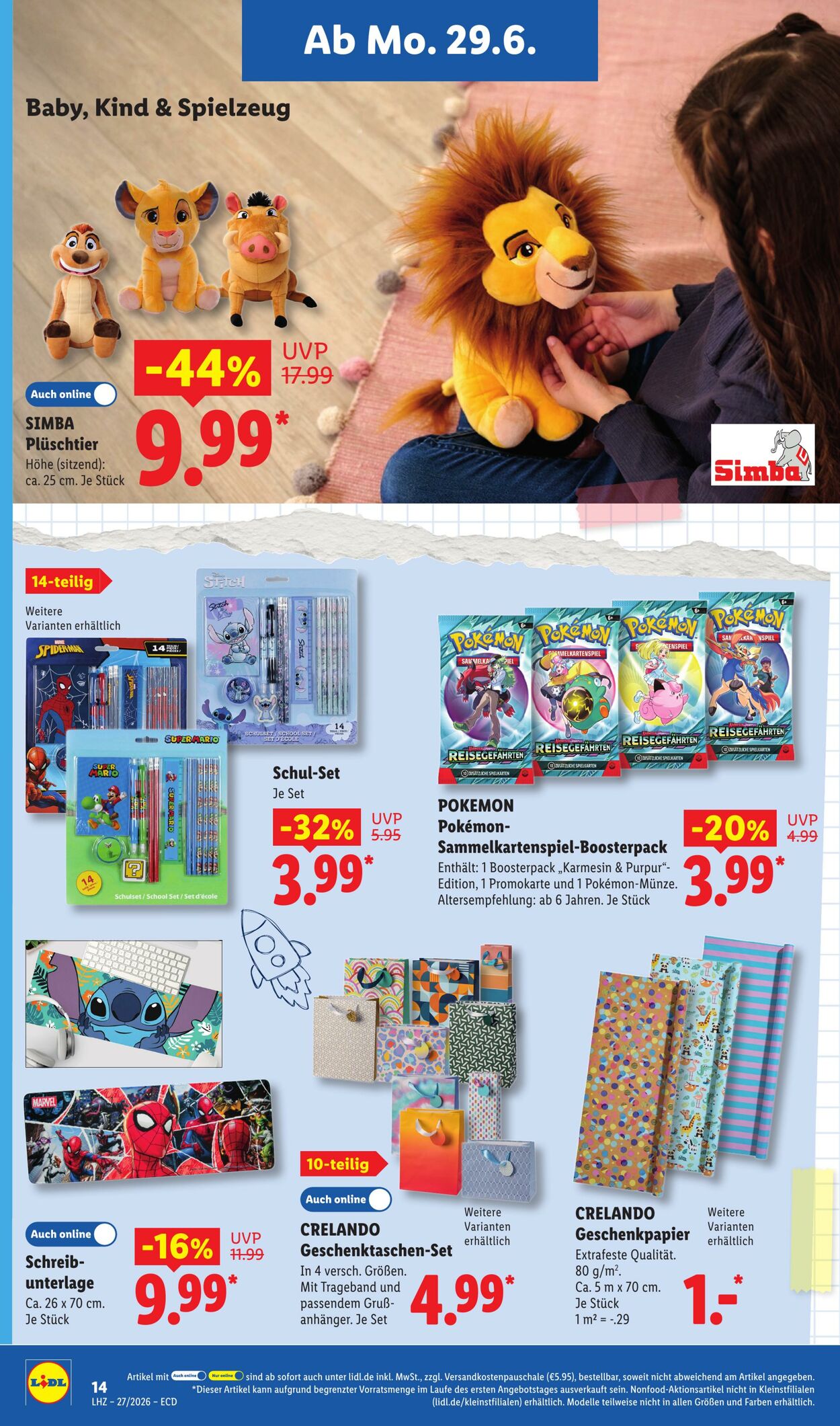 Prospekt Lidl 29.06.2026 - 04.07.2026