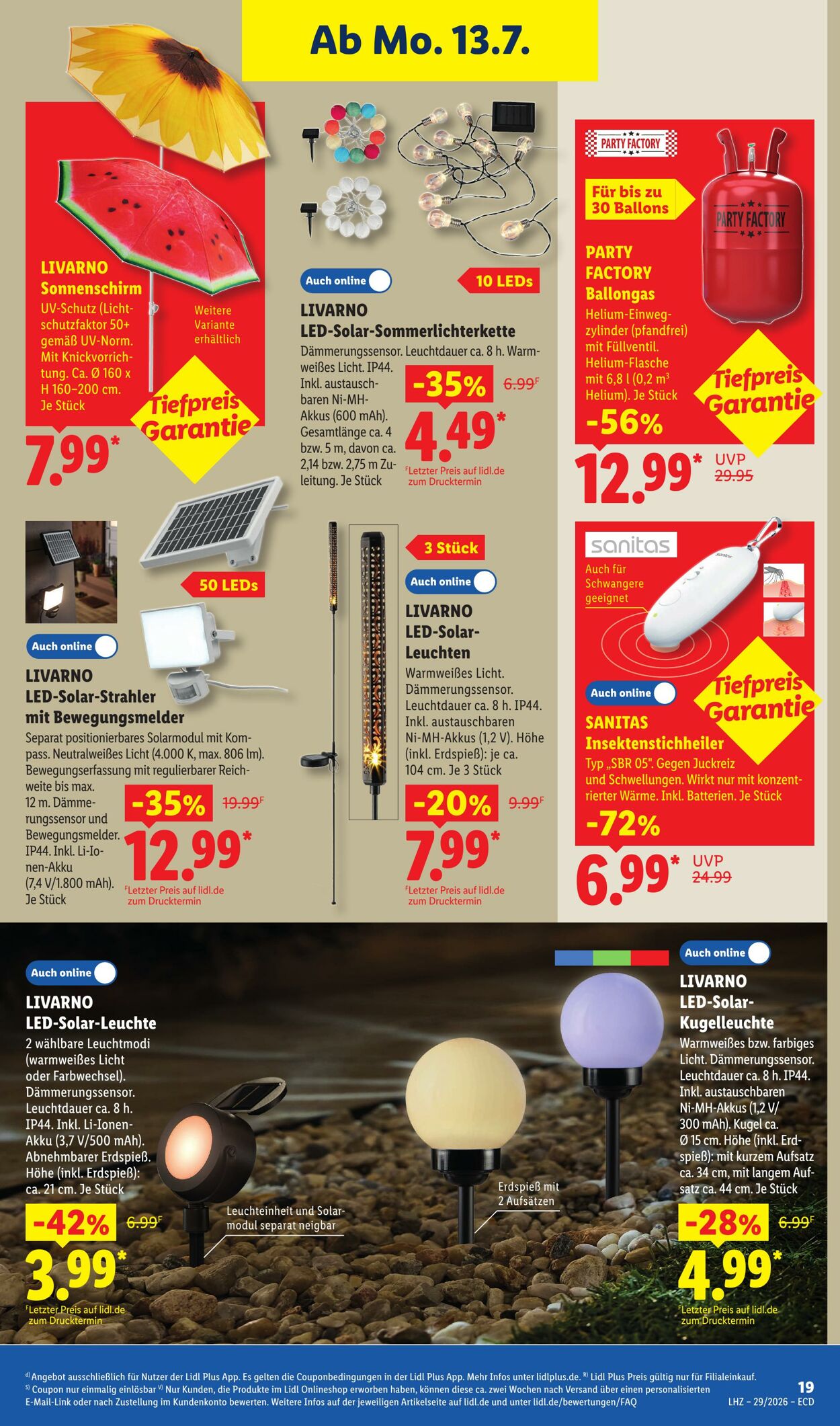 Prospekt Lidl 13.07.2026 - 18.07.2026