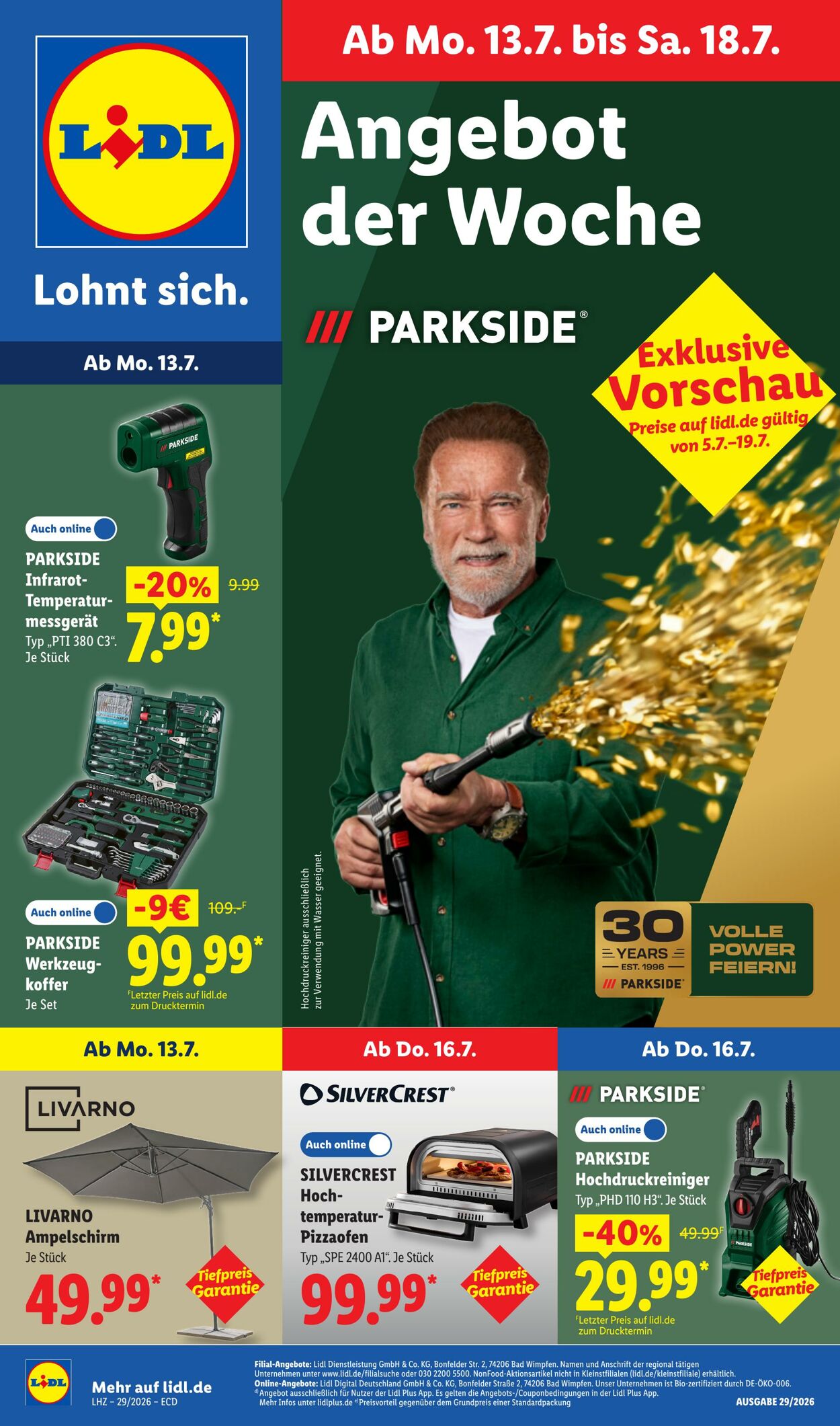 Prospekt Lidl 13.07.2026 - 18.07.2026