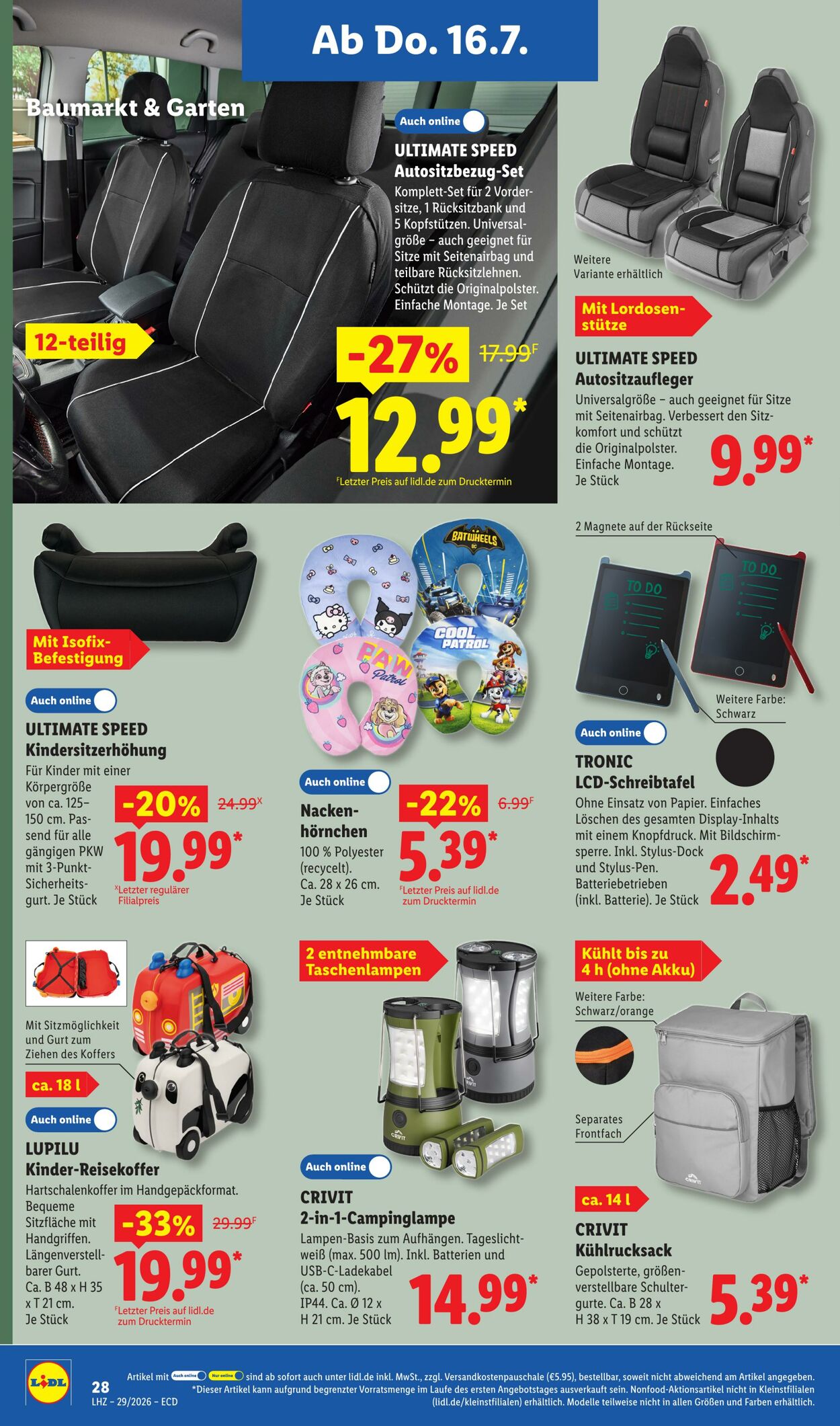 Prospekt Lidl 13.07.2026 - 18.07.2026