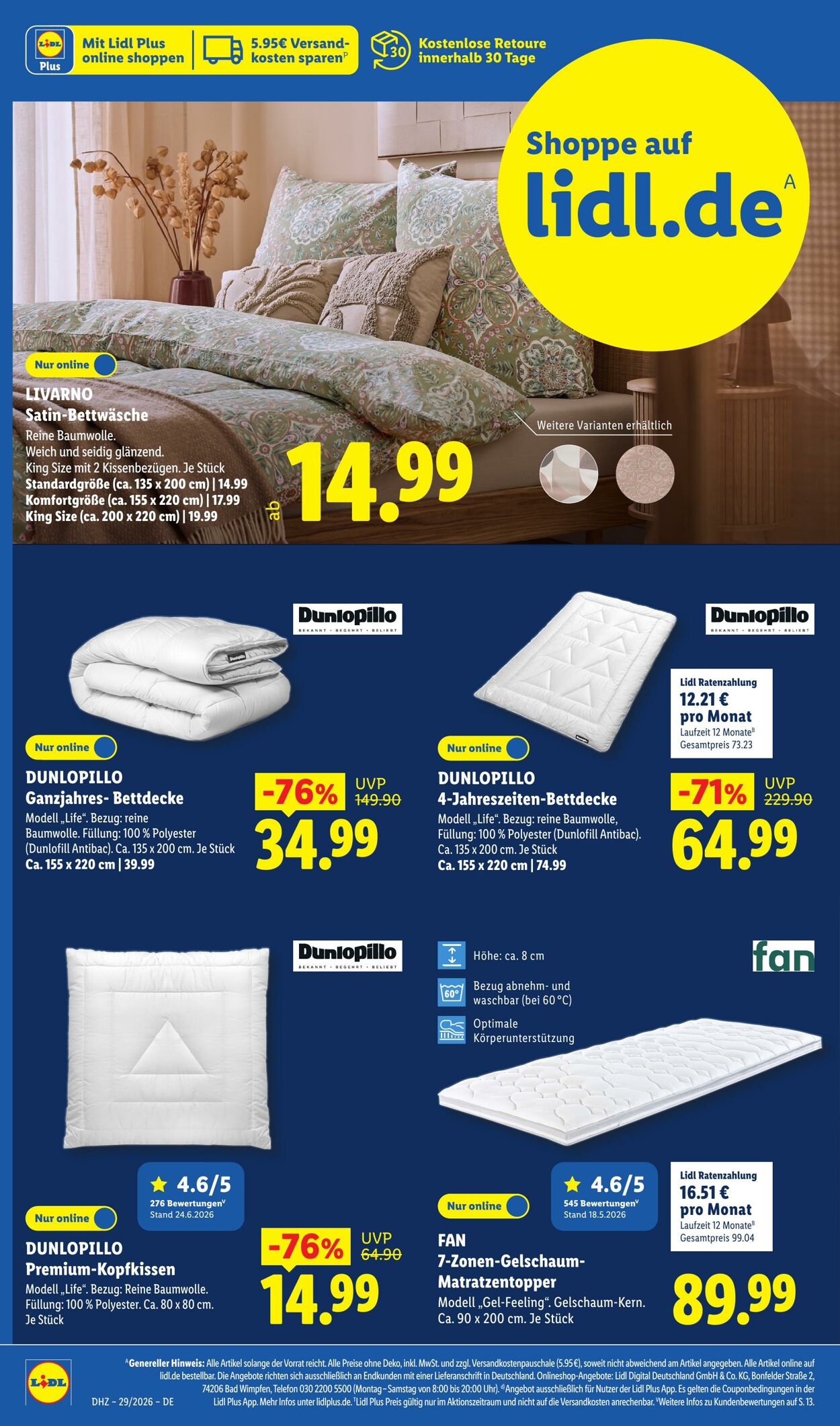 Prospekt Lidl 13.07.2026 - 18.07.2026