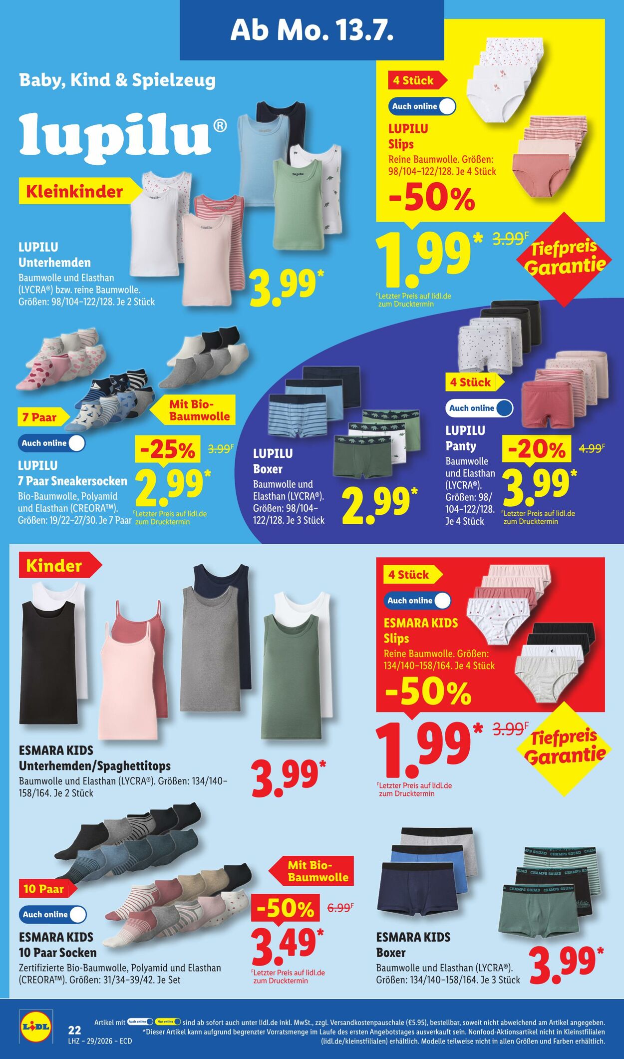 Prospekt Lidl 13.07.2026 - 18.07.2026