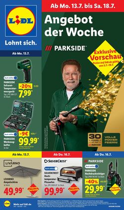 Prospekt Lidl 13.07.2026 - 18.07.2026