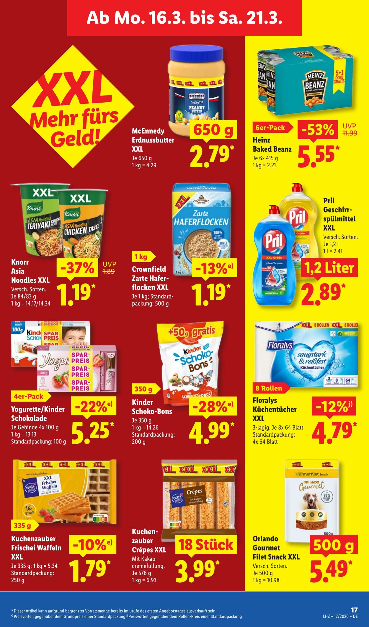 Prospekt Lidl 16.03.2026 - 21.03.2026