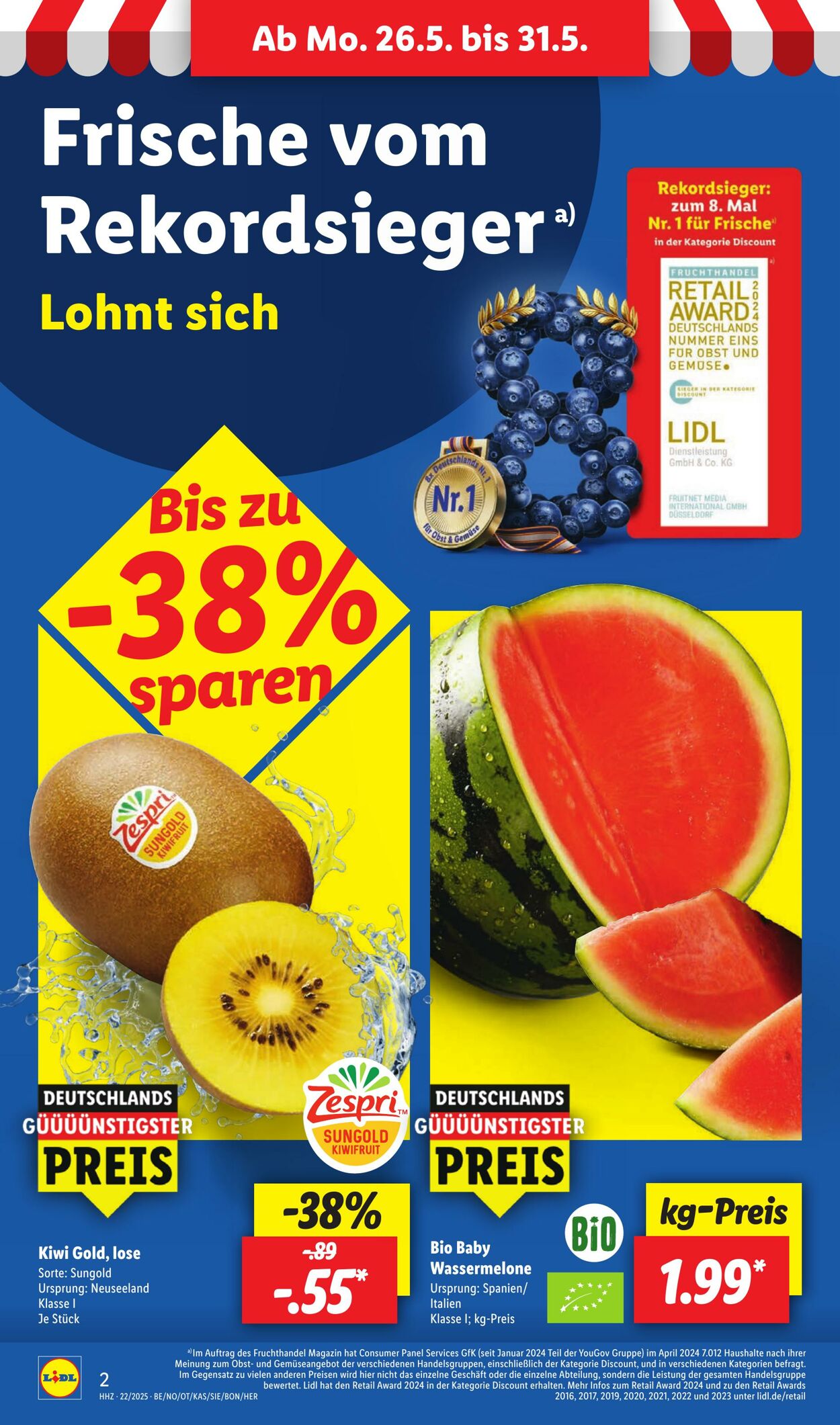 Prospekt Lidl 26.05.2025 - 31.05.2025