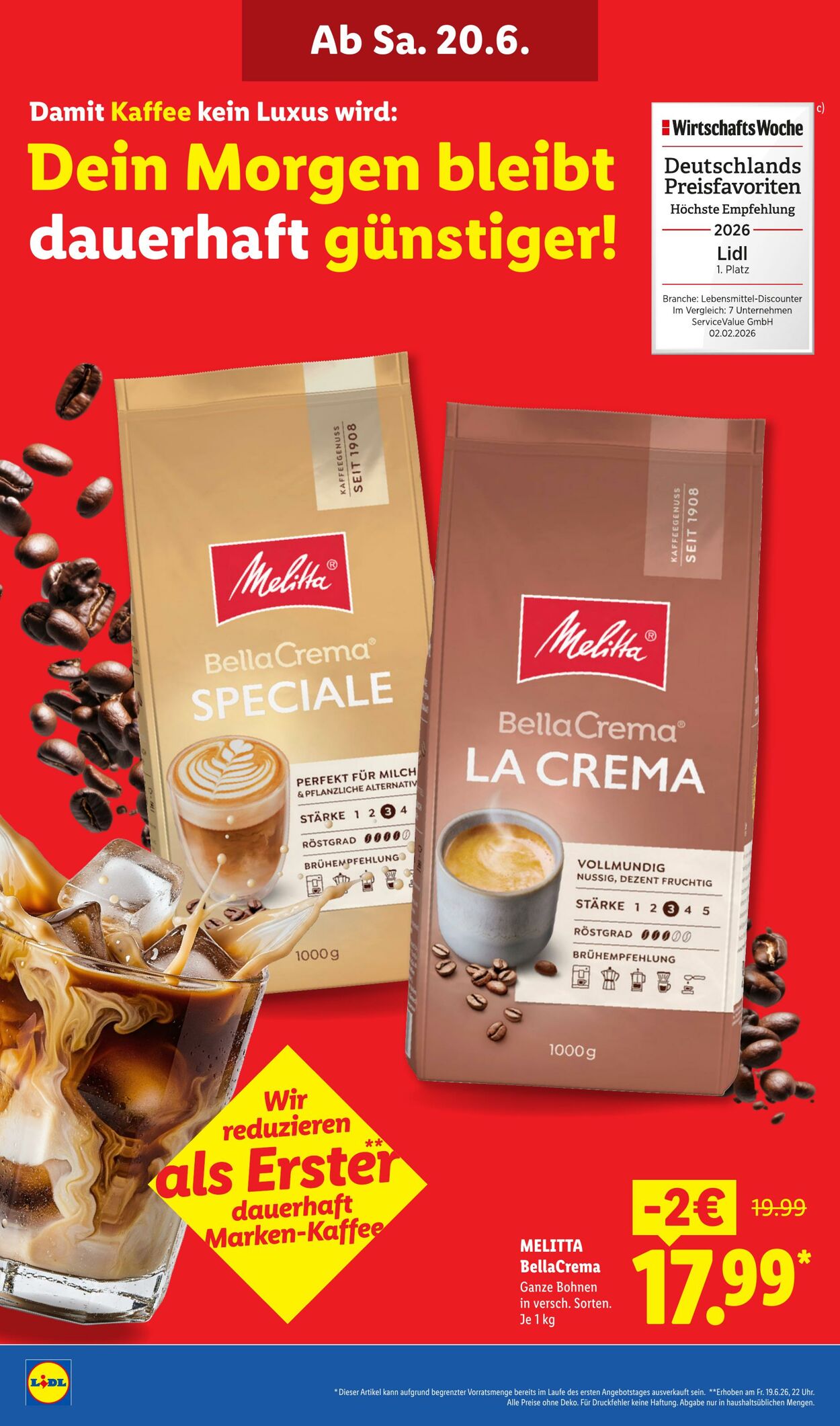 Prospekt Lidl 15.06.2026 - 20.06.2026