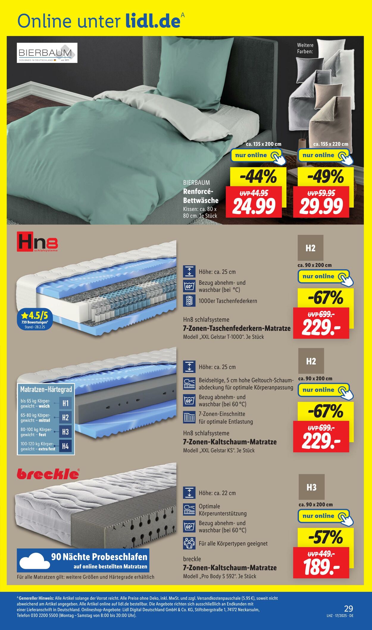 Prospekt Lidl 22.04.2025 - 26.04.2025
