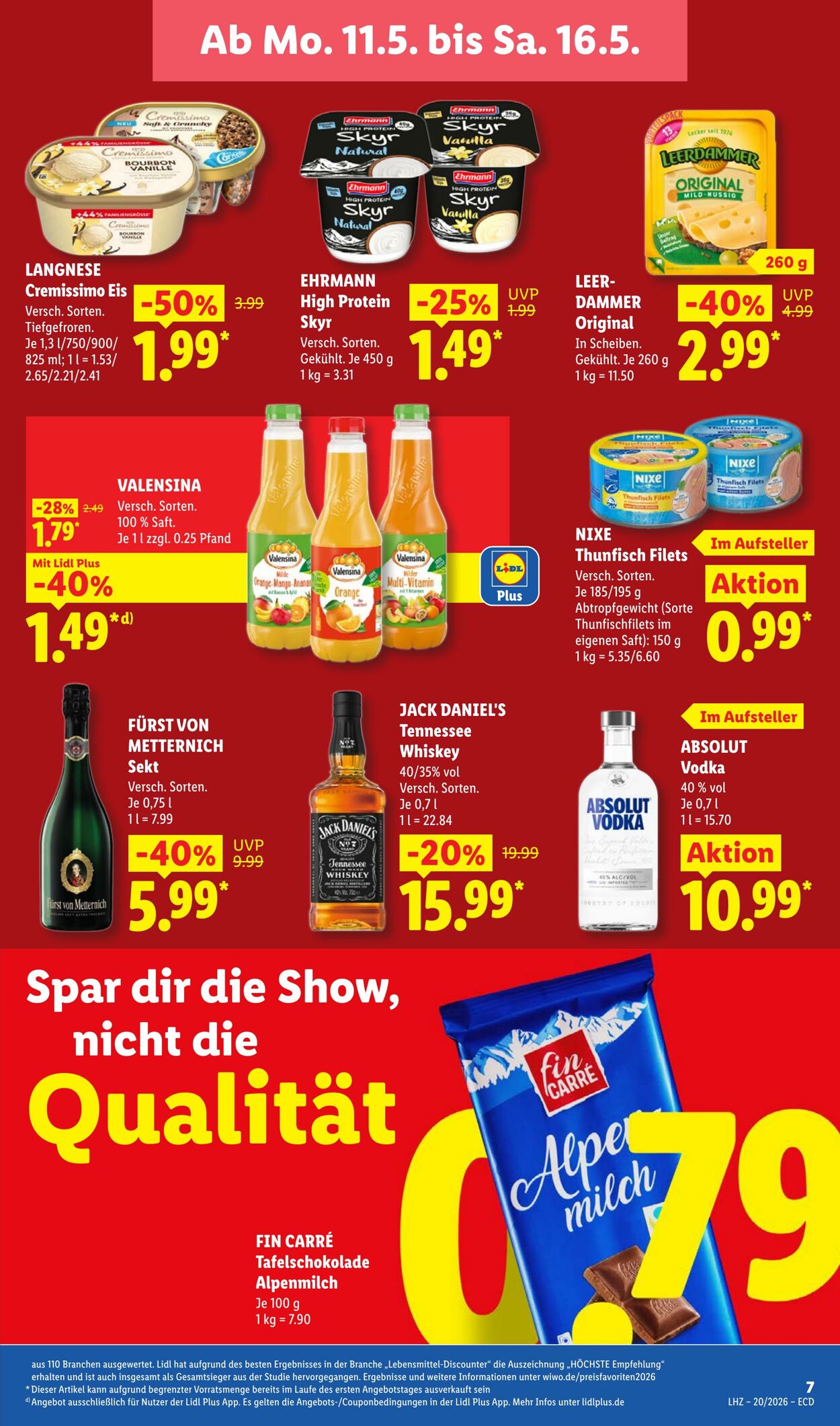 Prospekt Lidl 11.05.2026 - 16.05.2026