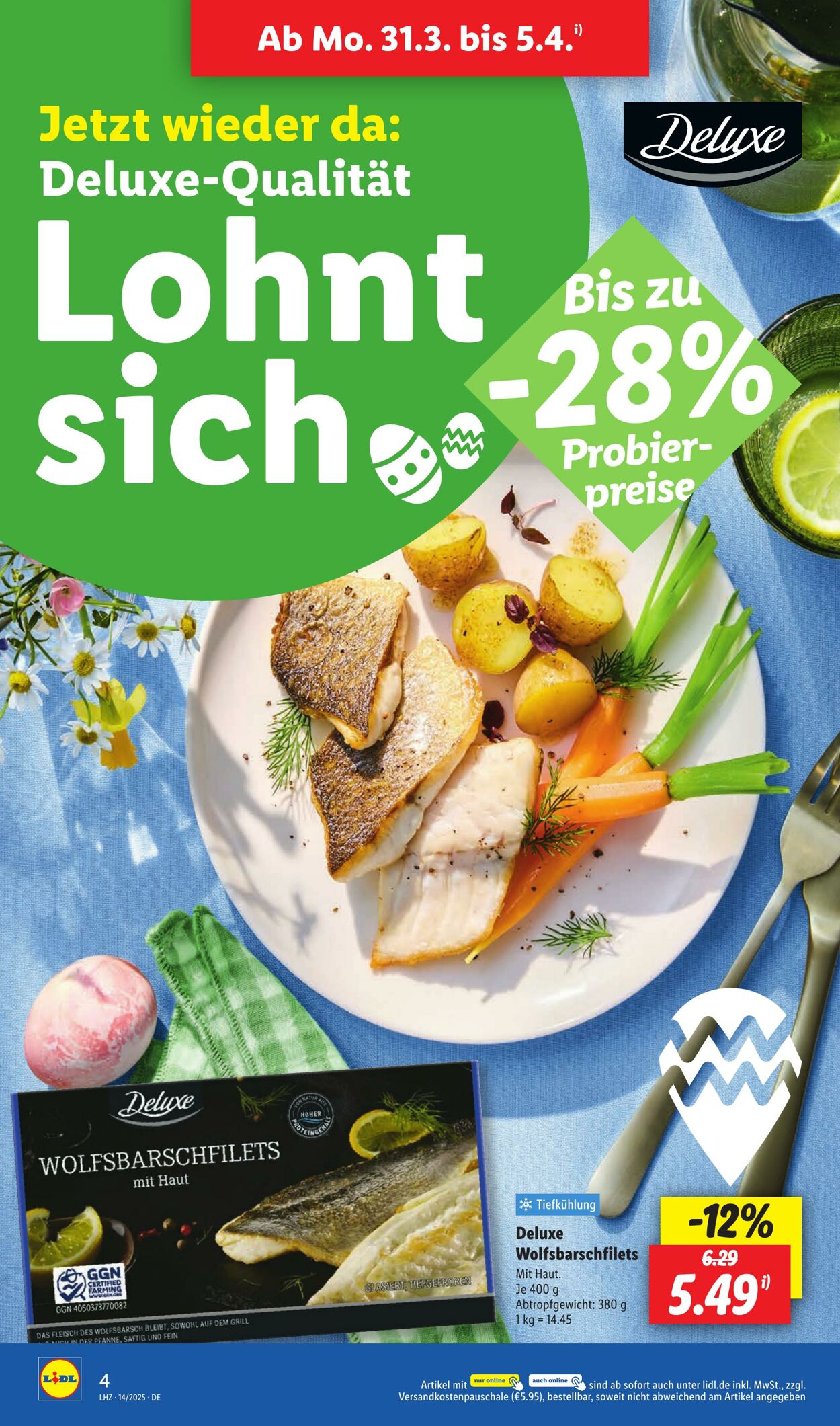 Prospekt Lidl 31.03.2025 - 05.04.2025