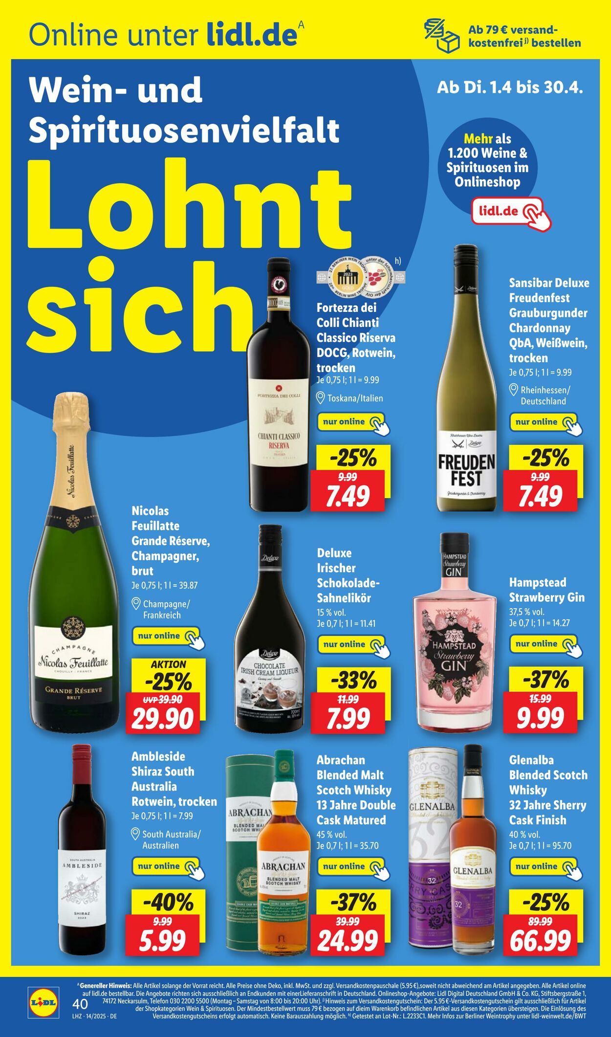 Prospekt Lidl 31.03.2025 - 05.04.2025
