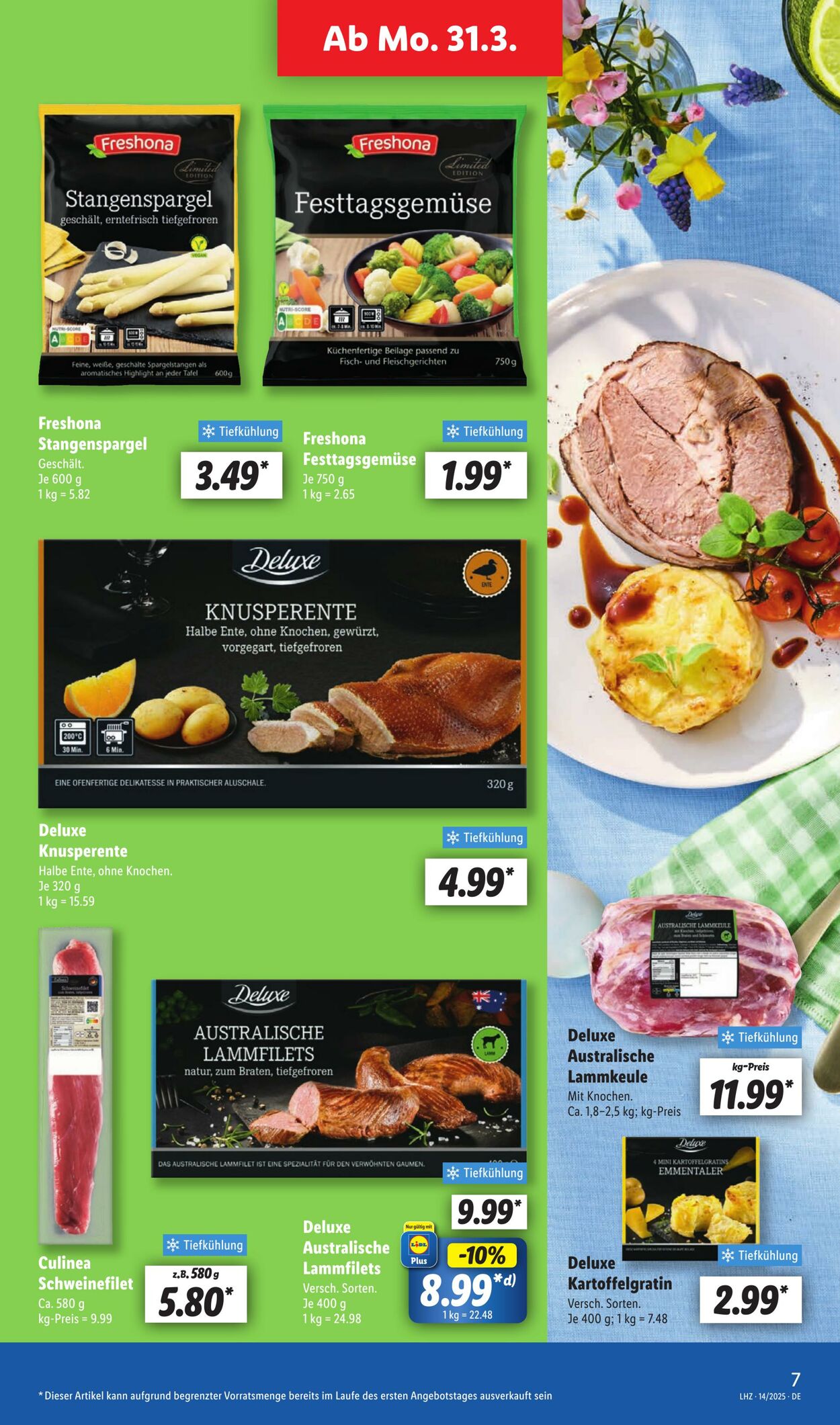 Prospekt Lidl 31.03.2025 - 05.04.2025