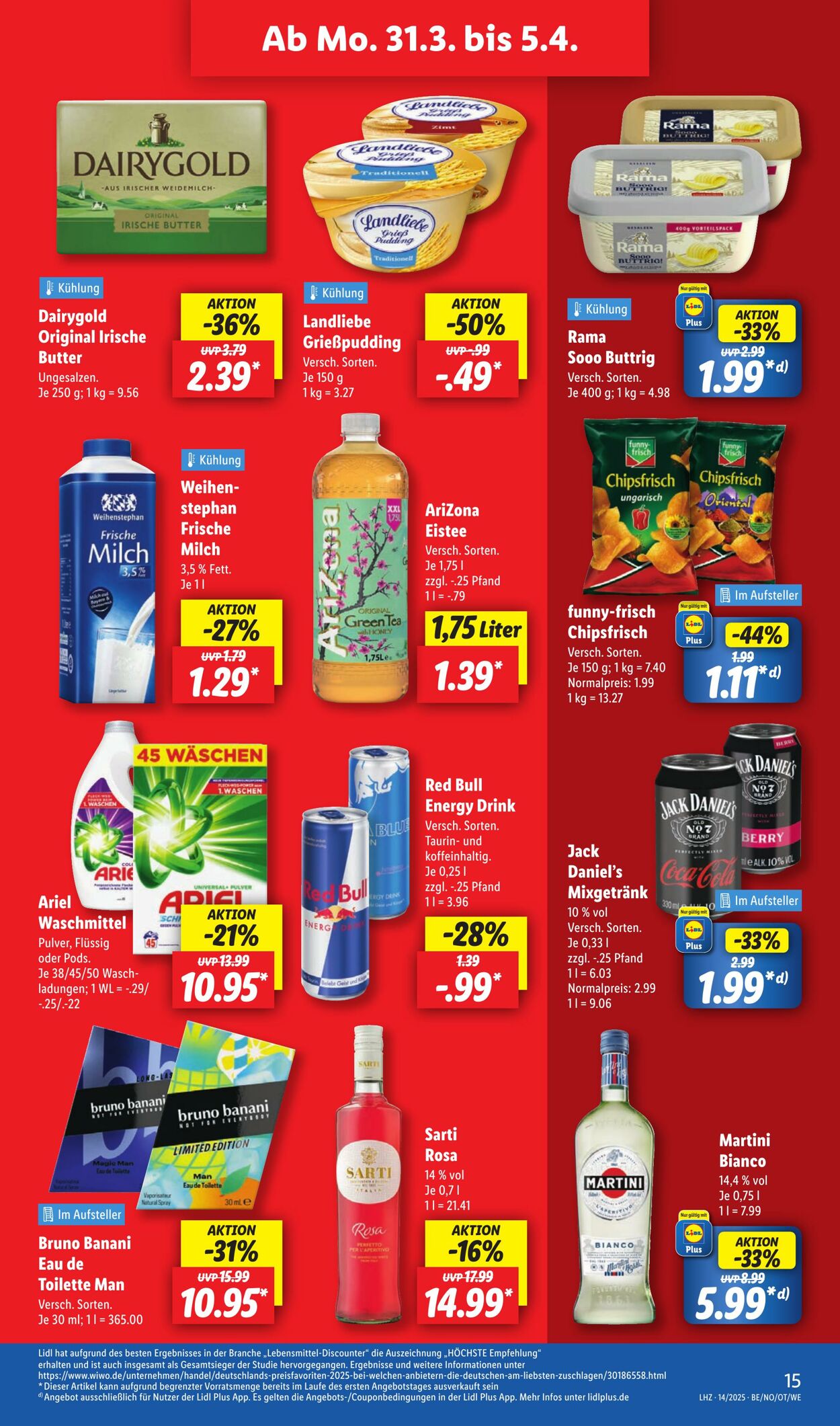 Prospekt Lidl 31.03.2025 - 05.04.2025