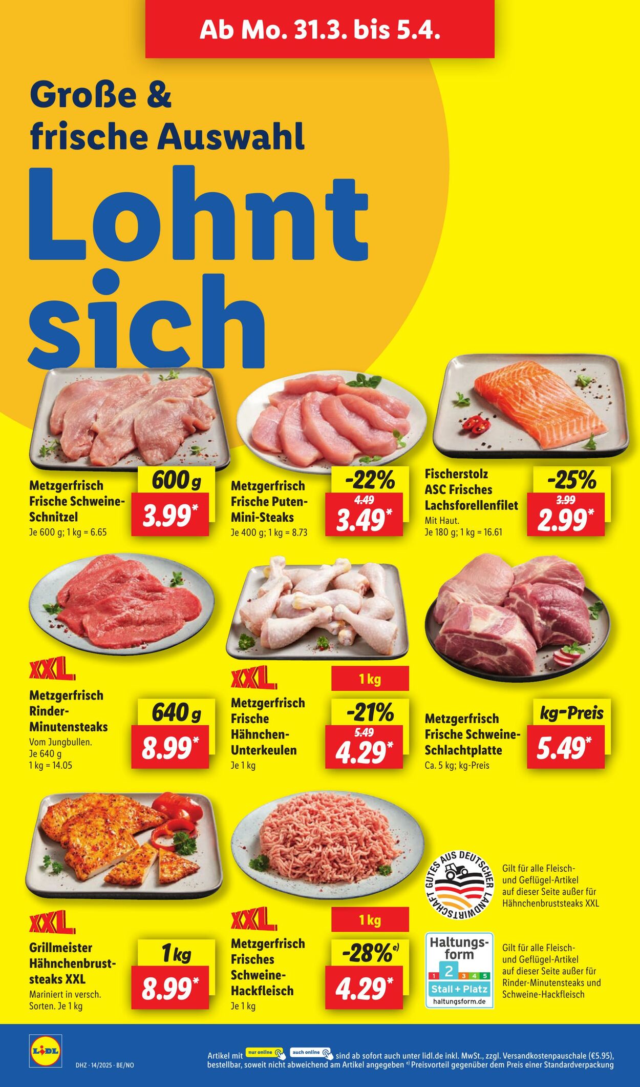 Prospekt Lidl 31.03.2025 - 05.04.2025