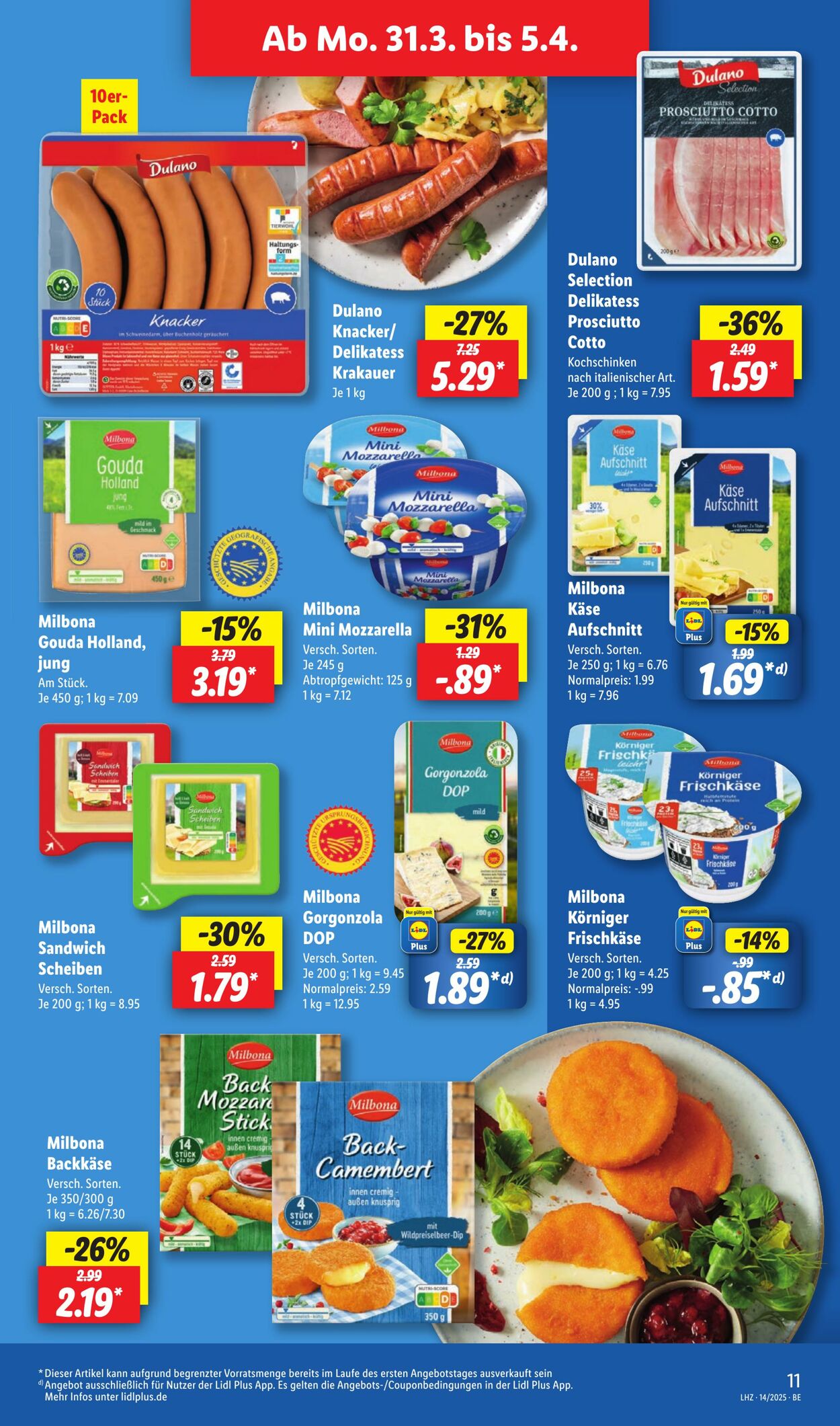 Prospekt Lidl 31.03.2025 - 05.04.2025