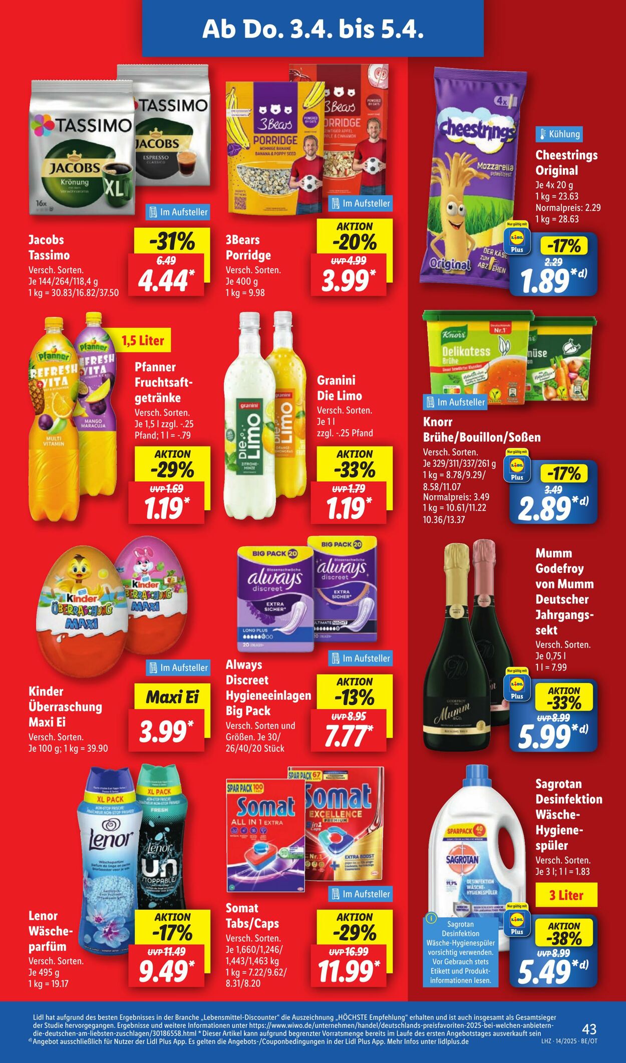 Prospekt Lidl 31.03.2025 - 05.04.2025