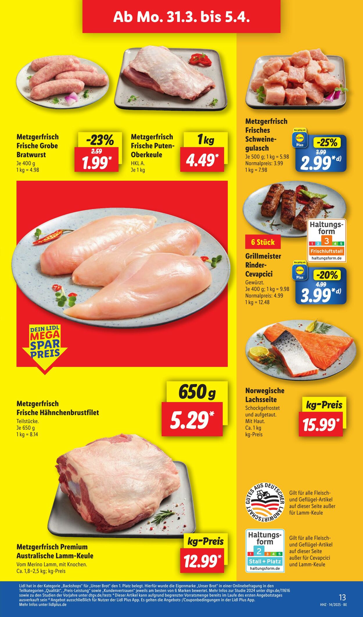 Prospekt Lidl 31.03.2025 - 05.04.2025
