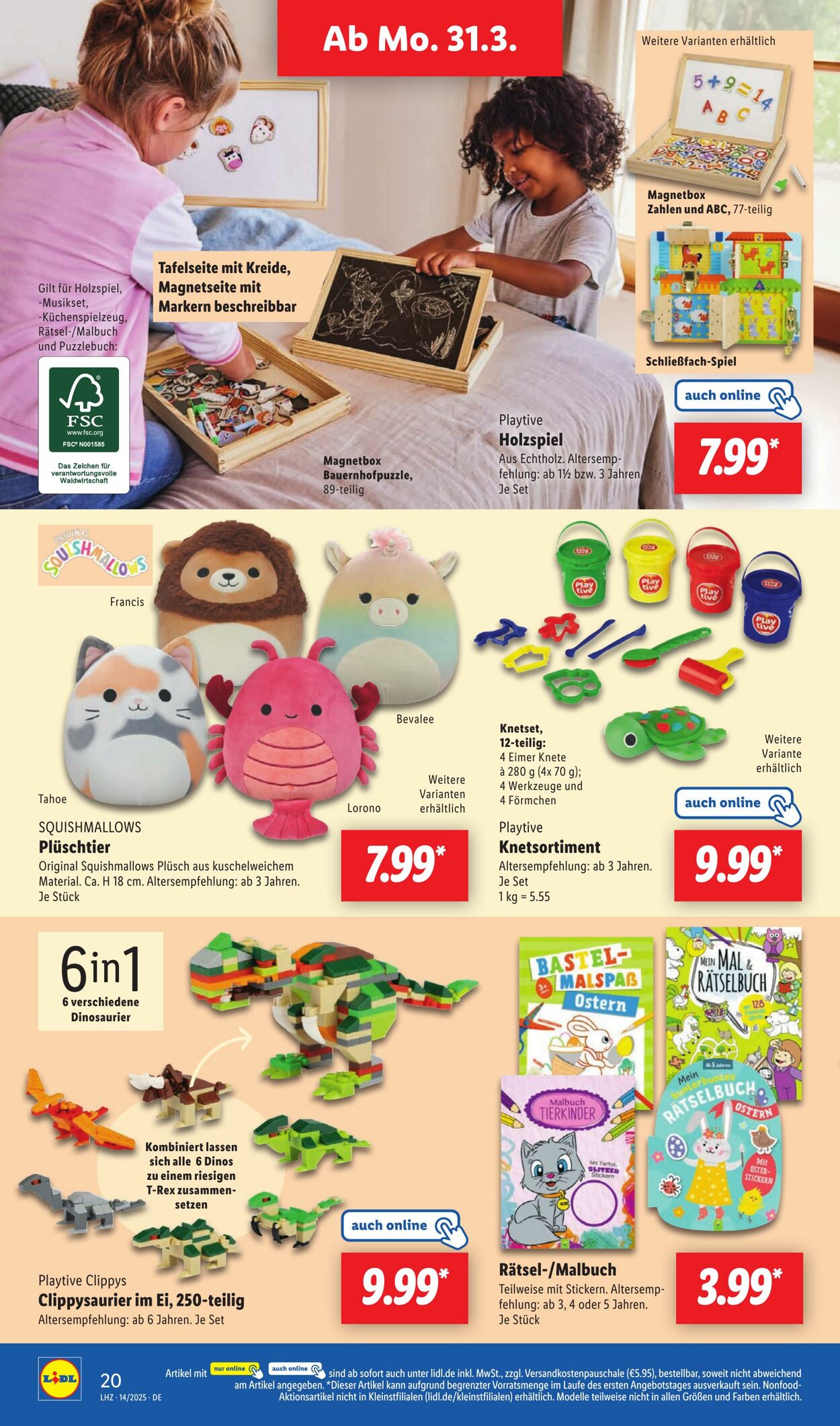 Prospekt Lidl 31.03.2025 - 05.04.2025