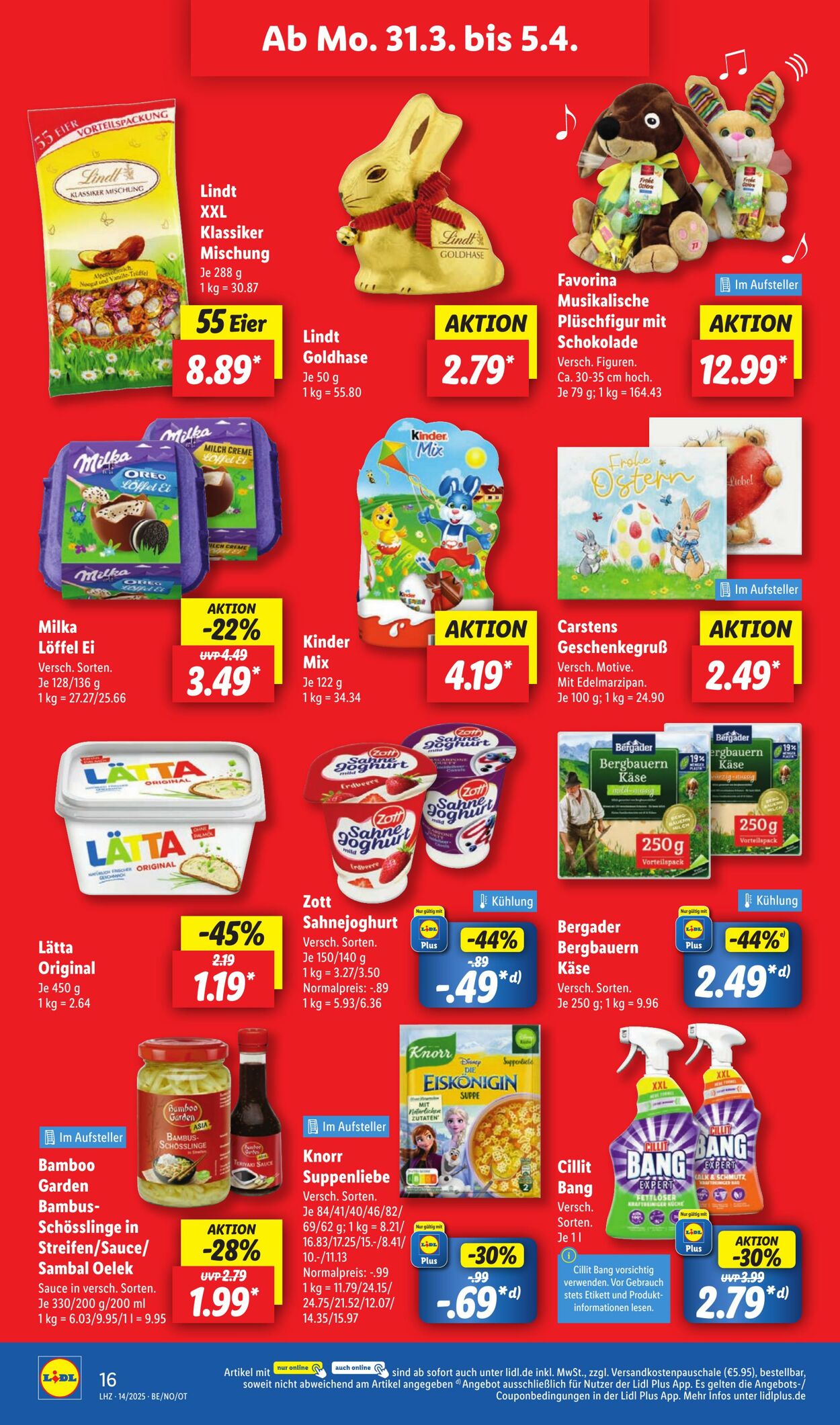 Prospekt Lidl 31.03.2025 - 05.04.2025