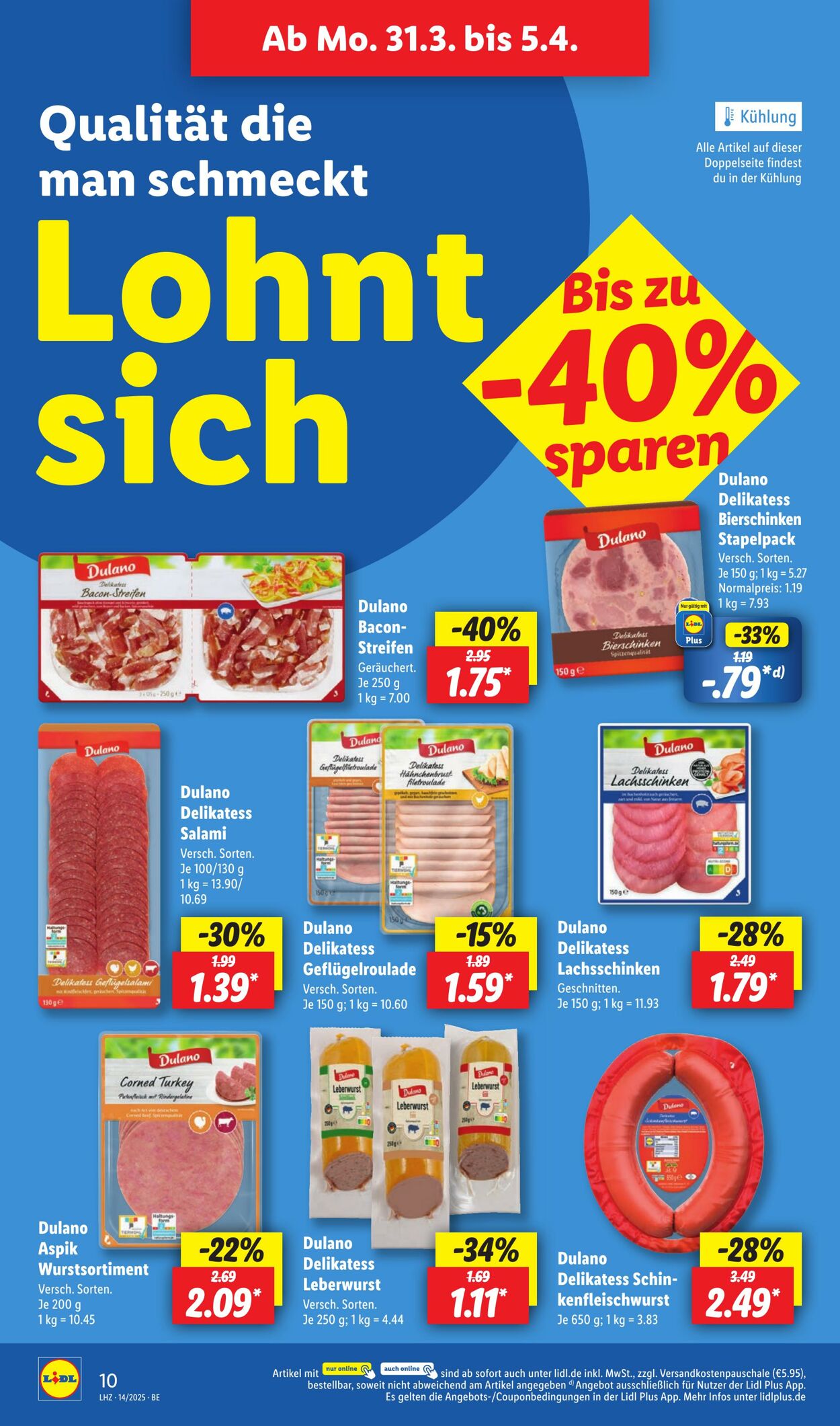 Prospekt Lidl 31.03.2025 - 05.04.2025