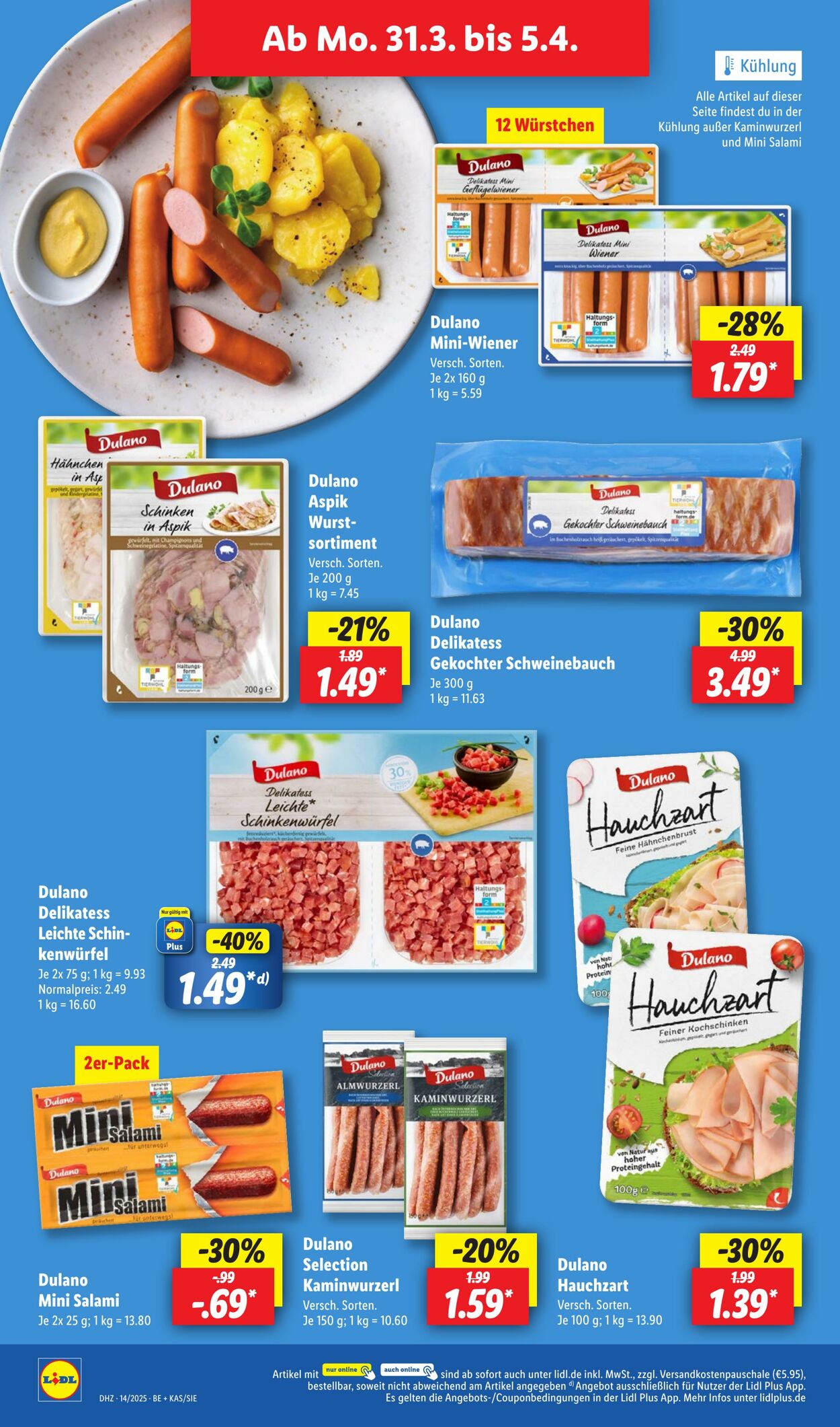 Prospekt Lidl 31.03.2025 - 05.04.2025