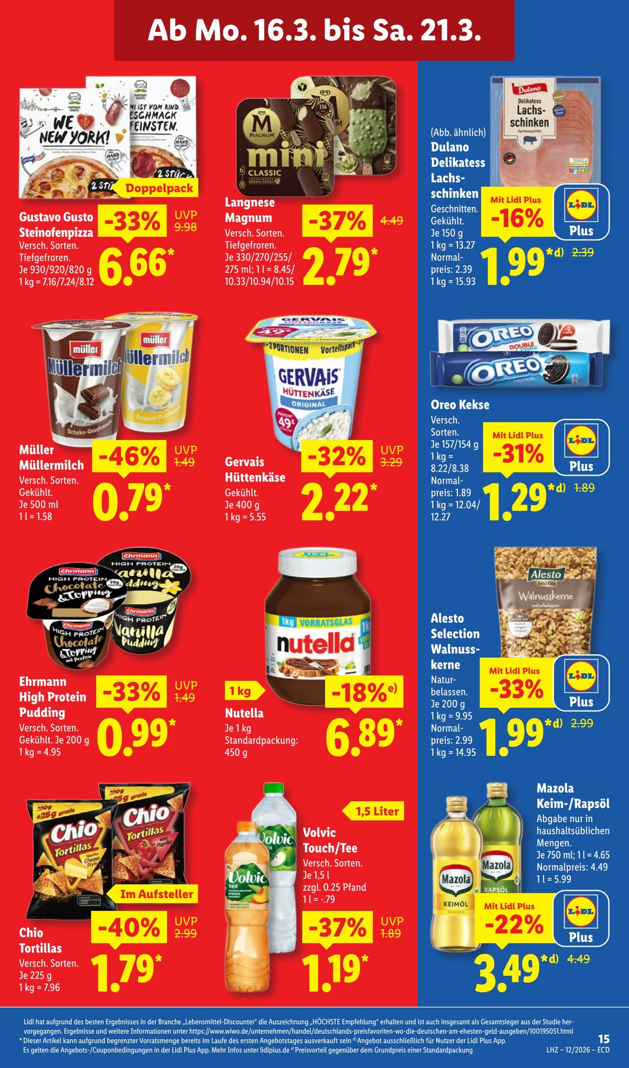 Prospekt Lidl 16.03.2026 - 21.03.2026