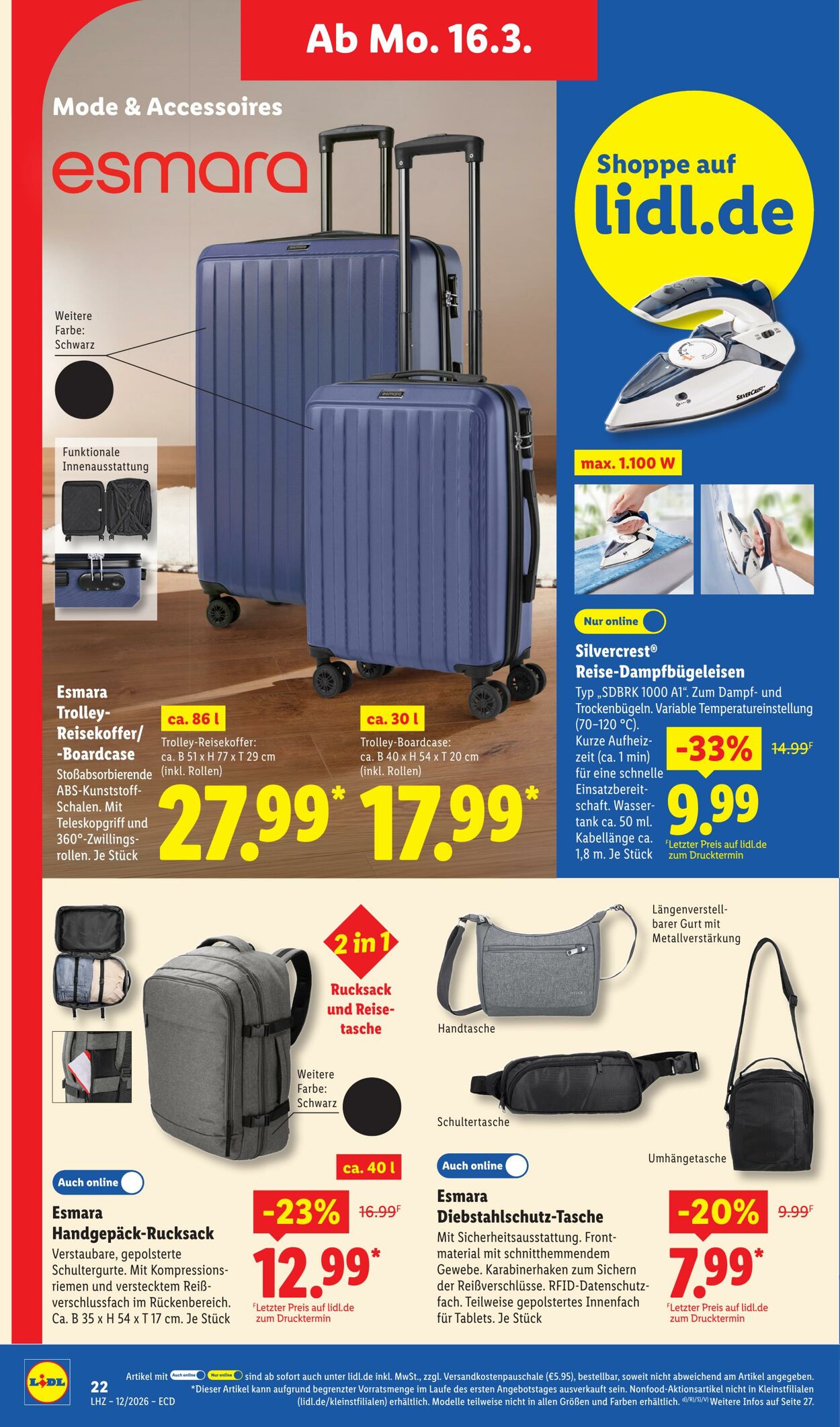 Prospekt Lidl 16.03.2026 - 21.03.2026